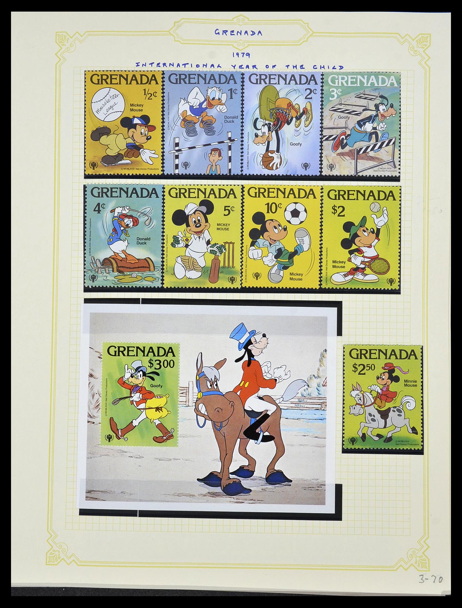 34334 067 - Postzegelverzameling 34334 Grenada 1953-1983.