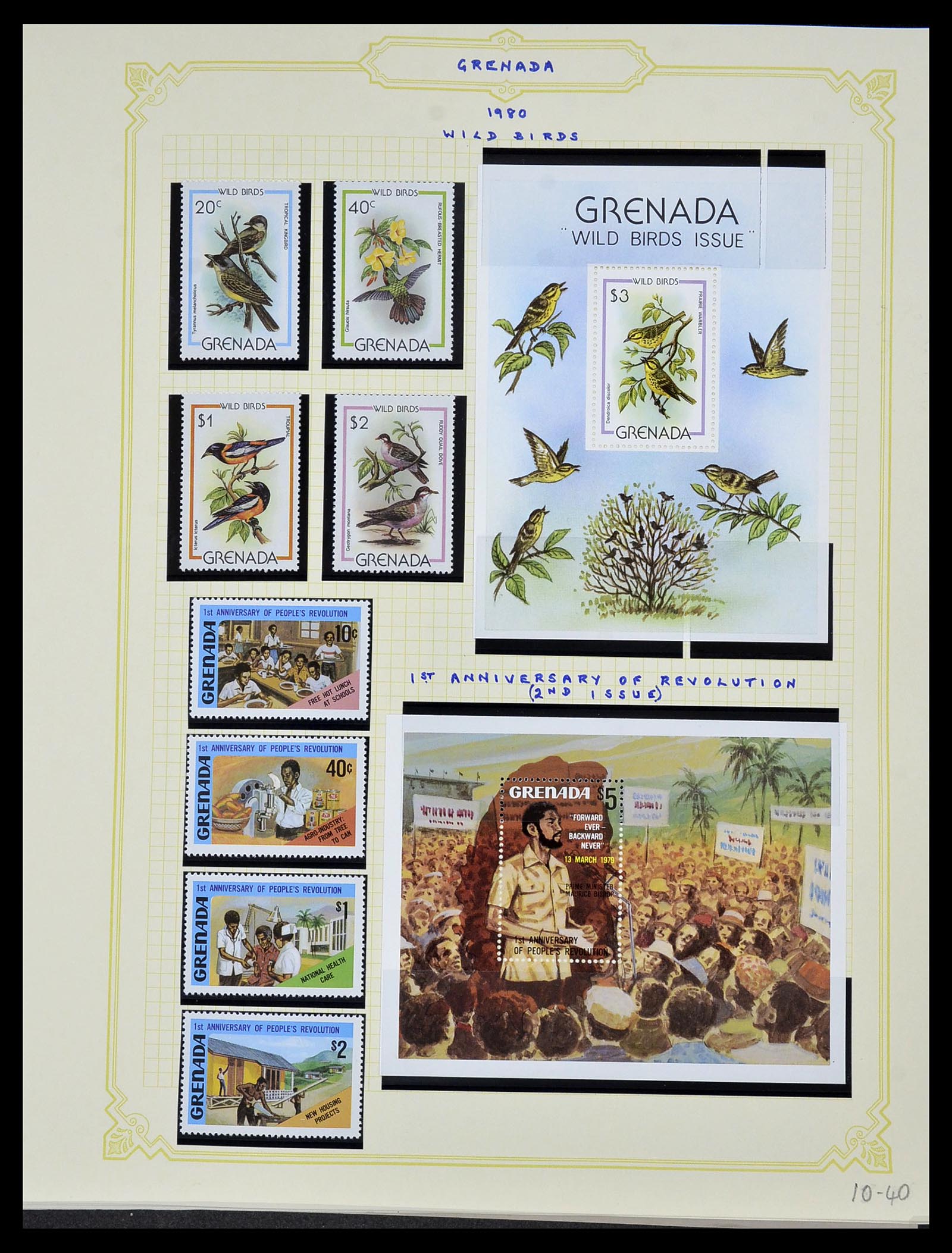 34334 070 - Postzegelverzameling 34334 Grenada 1953-1983.