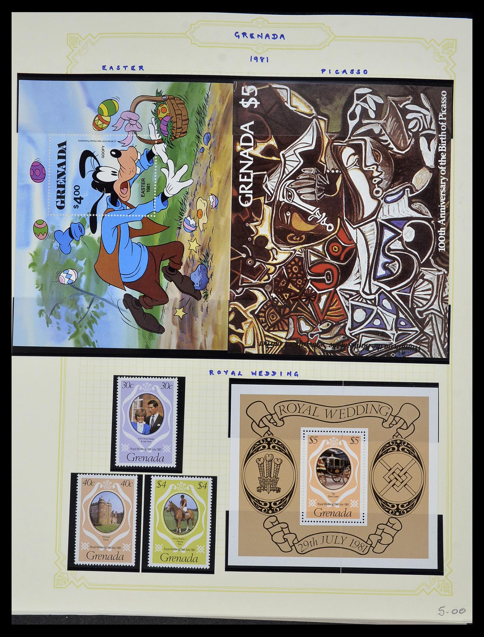 34334 075 - Postzegelverzameling 34334 Grenada 1953-1983.