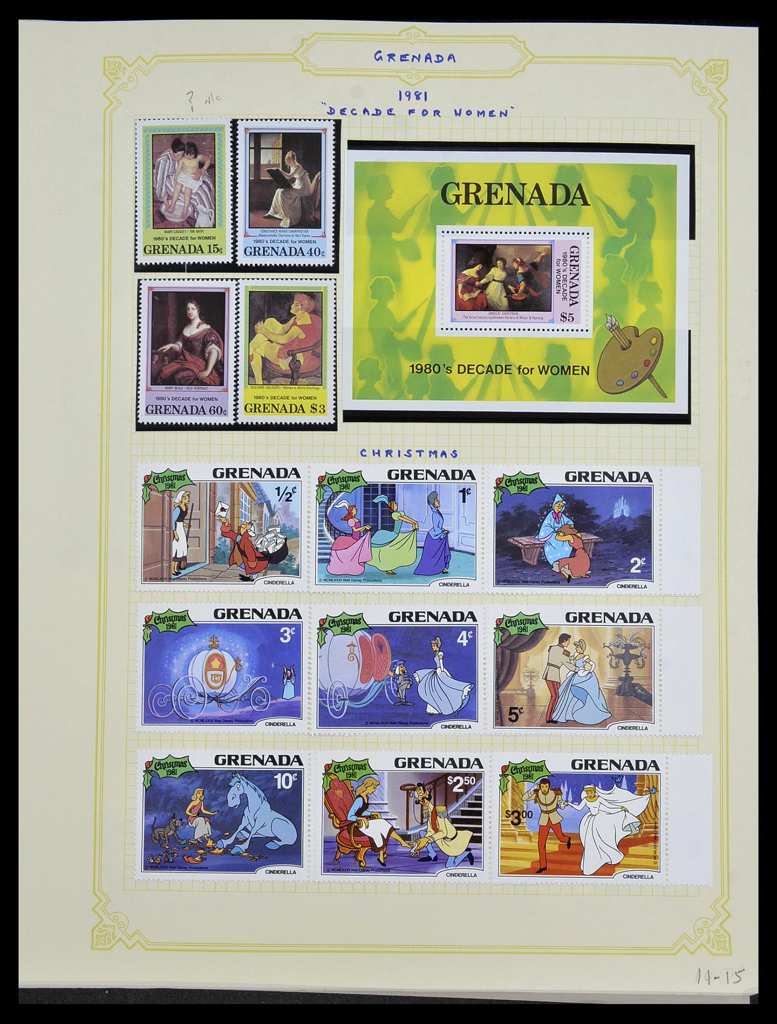 34334 076 - Postzegelverzameling 34334 Grenada 1953-1983.