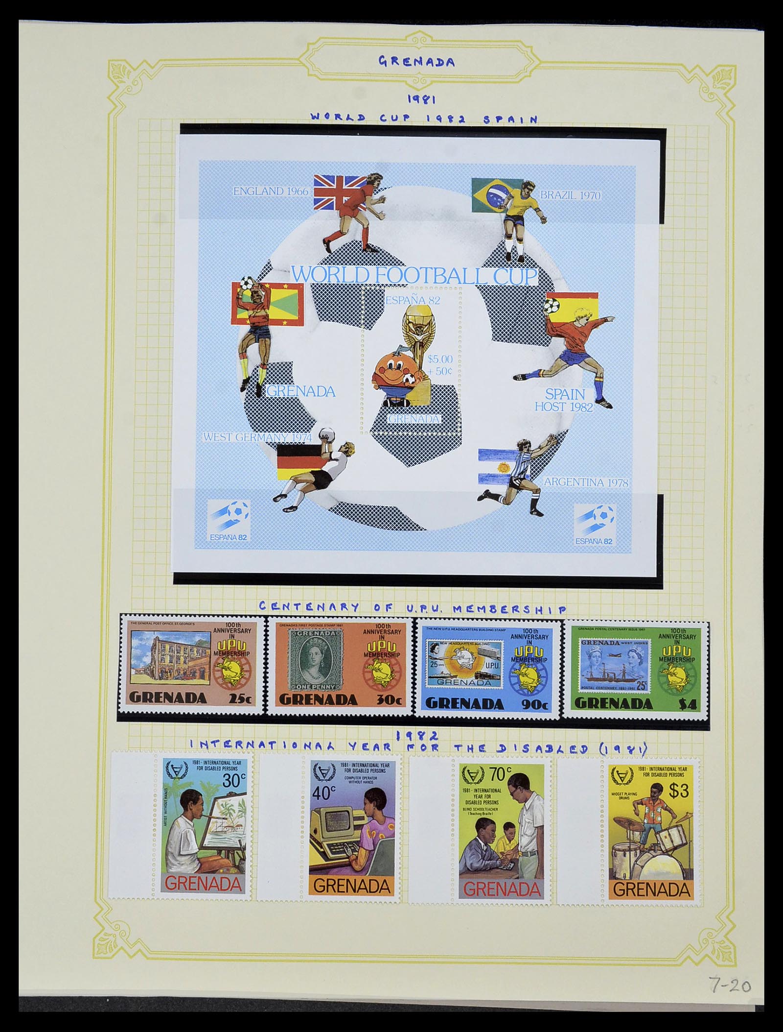 34334 078 - Postzegelverzameling 34334 Grenada 1953-1983.
