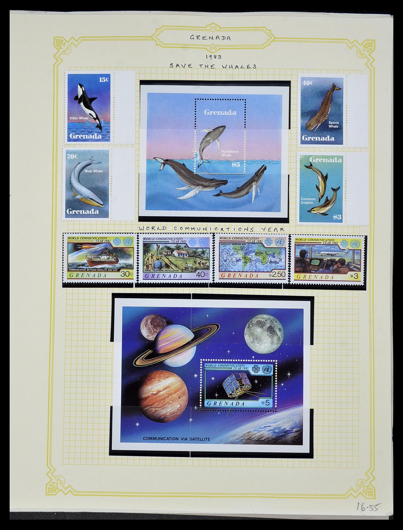34334 086 - Postzegelverzameling 34334 Grenada 1953-1983.