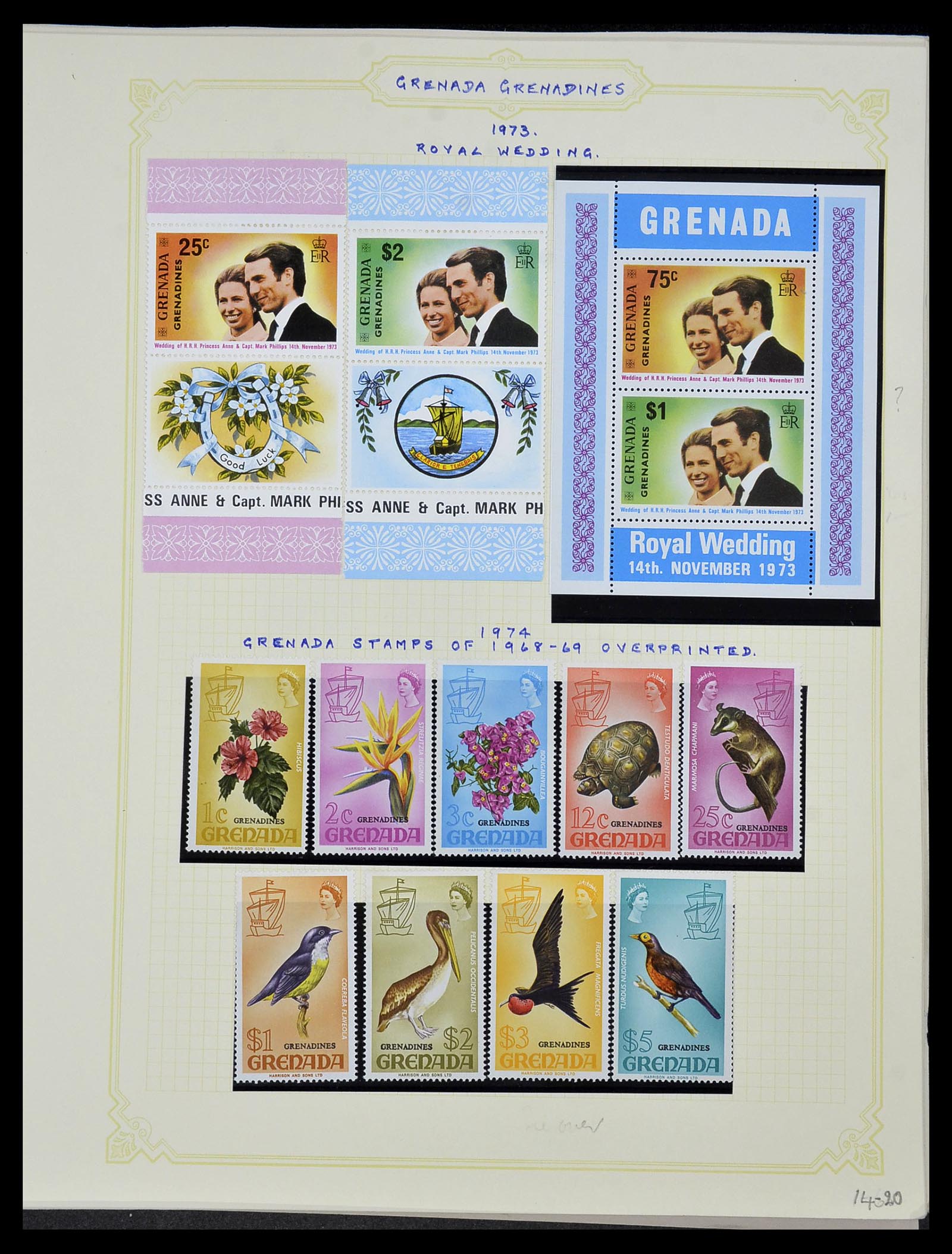 34334 089 - Postzegelverzameling 34334 Grenada 1953-1983.
