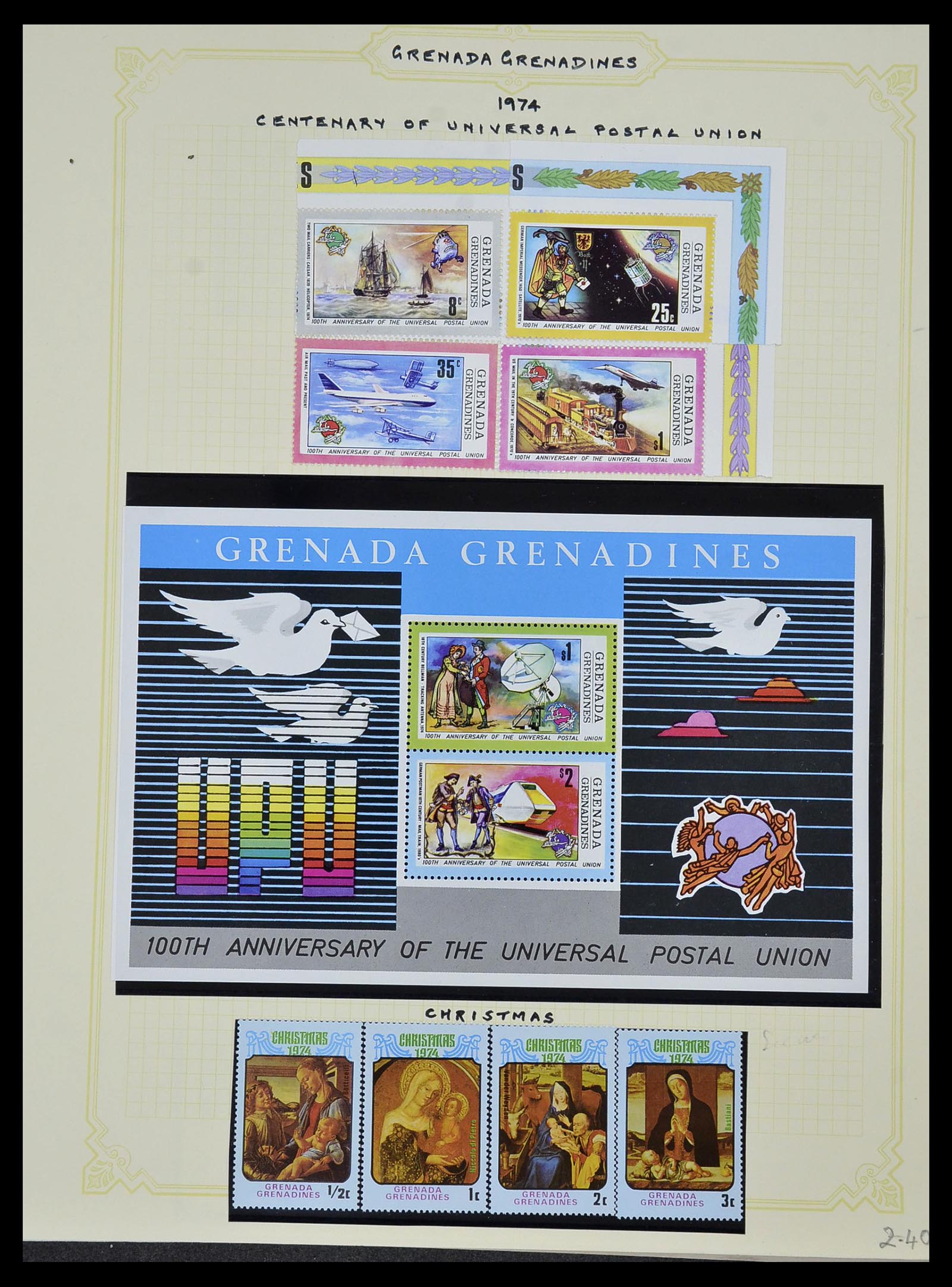 34334 091 - Postzegelverzameling 34334 Grenada 1953-1983.