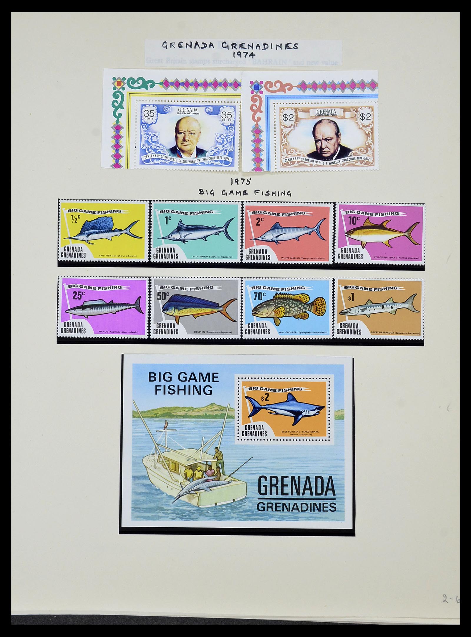 34334 093 - Postzegelverzameling 34334 Grenada 1953-1983.