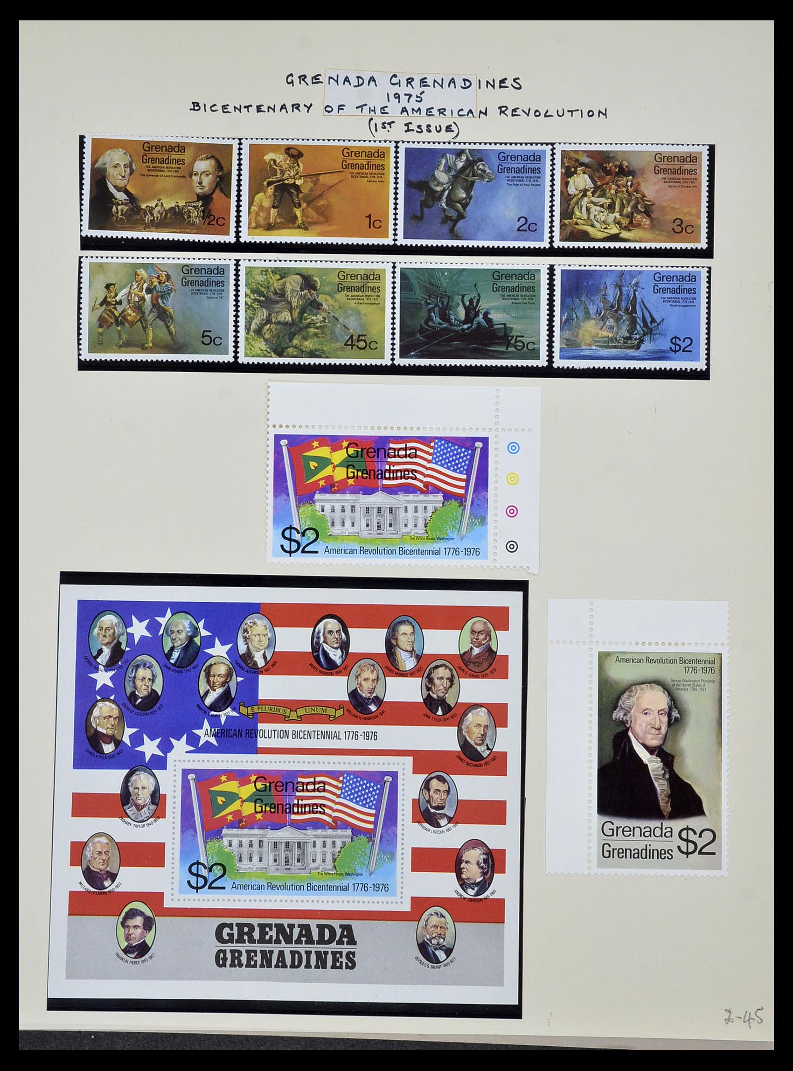 34334 097 - Postzegelverzameling 34334 Grenada 1953-1983.