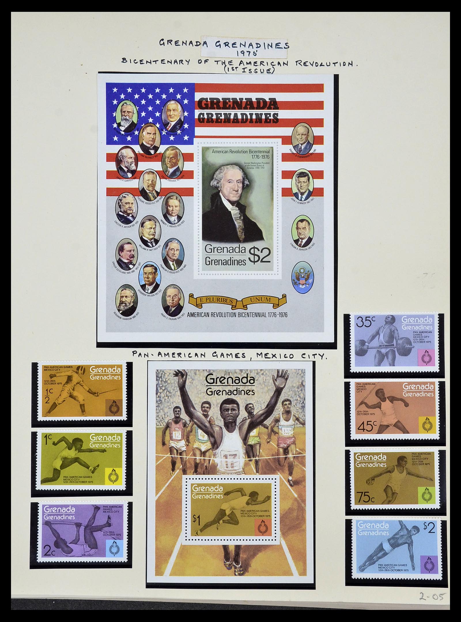 34334 098 - Postzegelverzameling 34334 Grenada 1953-1983.