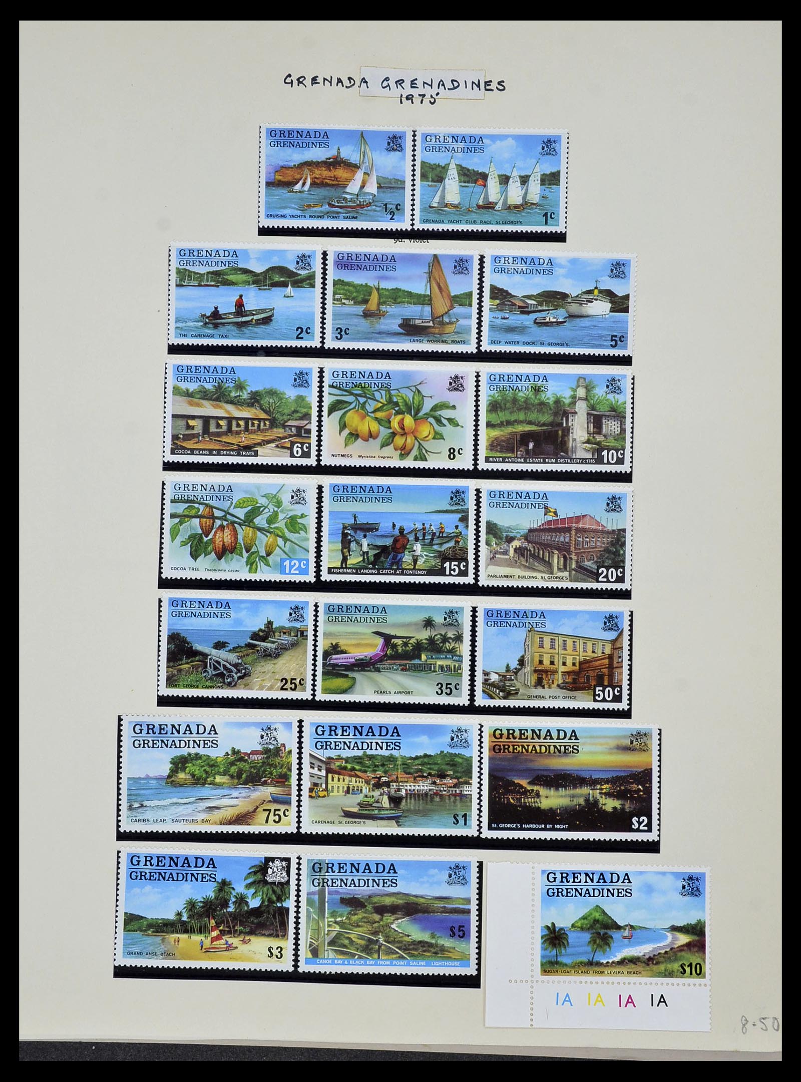 34334 099 - Postzegelverzameling 34334 Grenada 1953-1983.