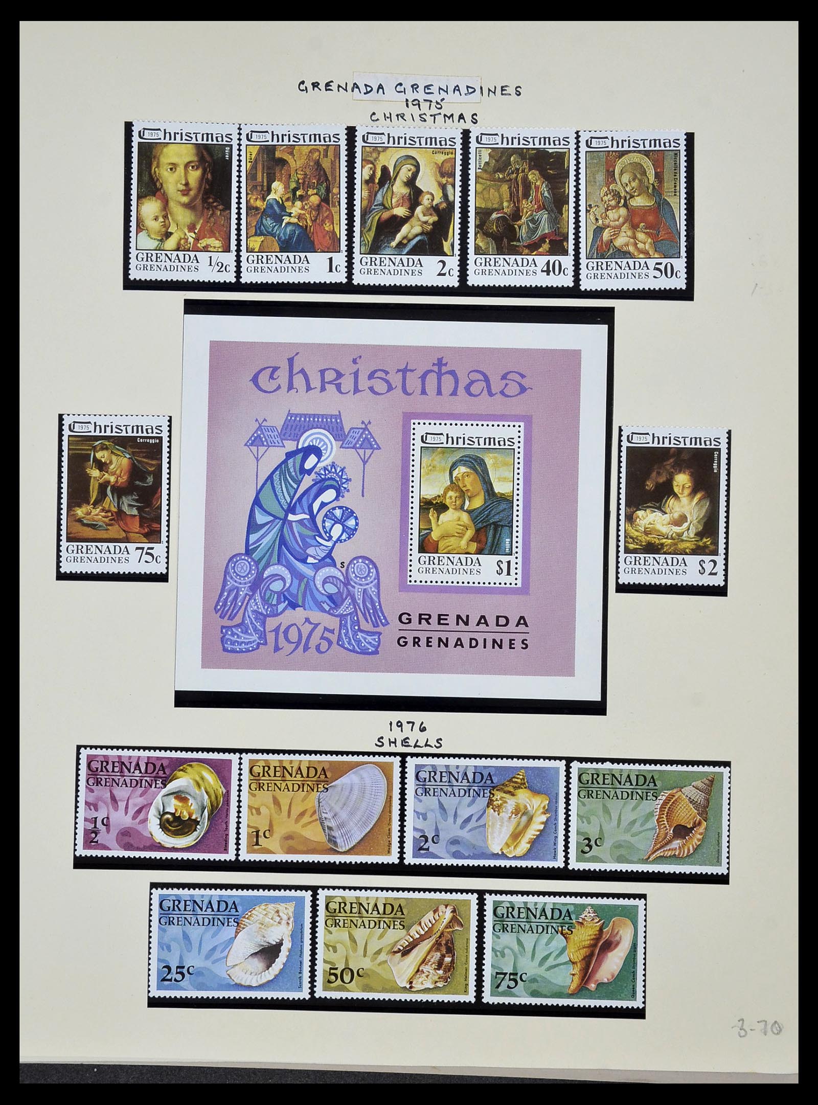 34334 100 - Stamp collection 34334 Grenada 1953-1983.