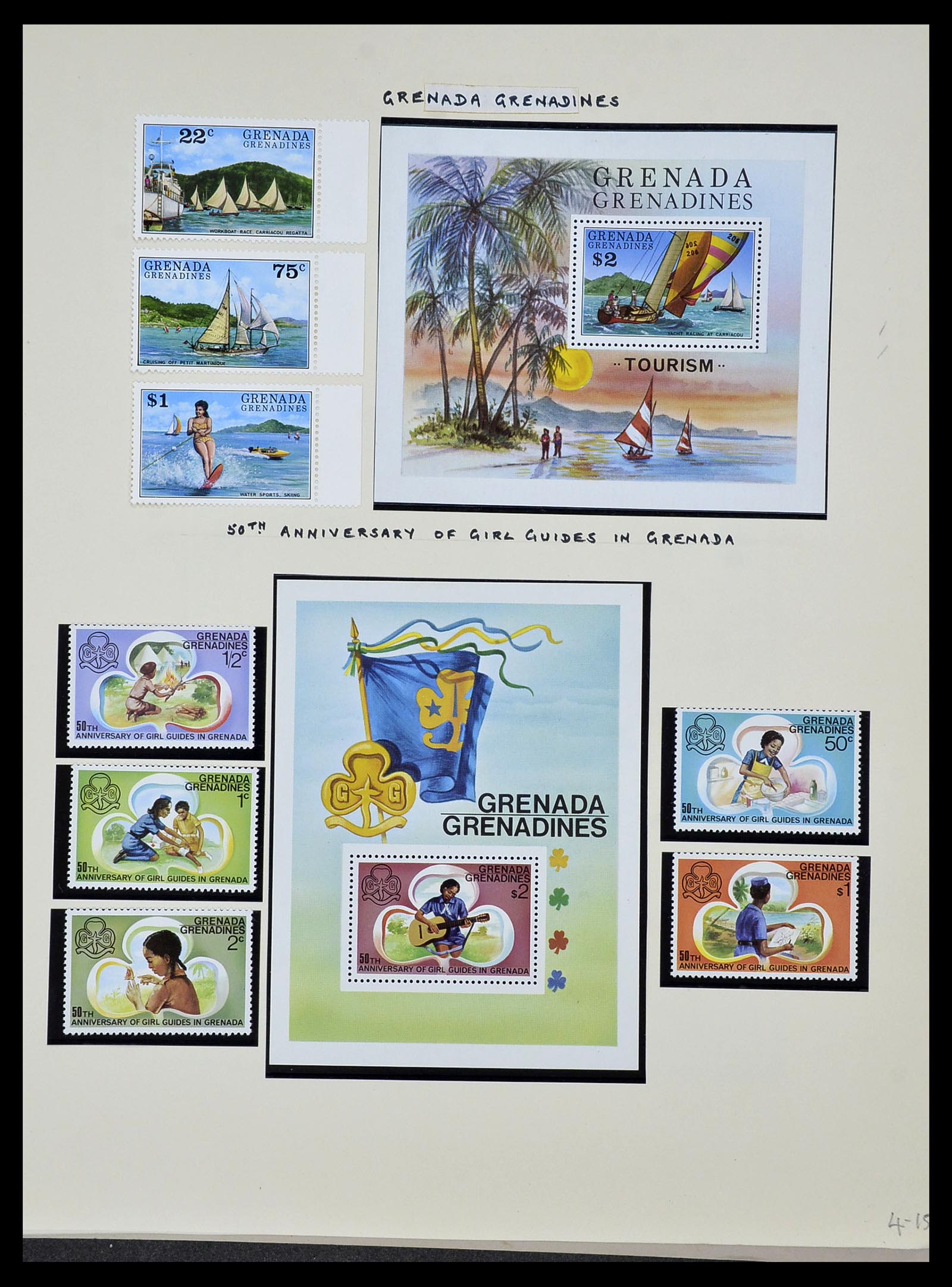 34334 102 - Postzegelverzameling 34334 Grenada 1953-1983.