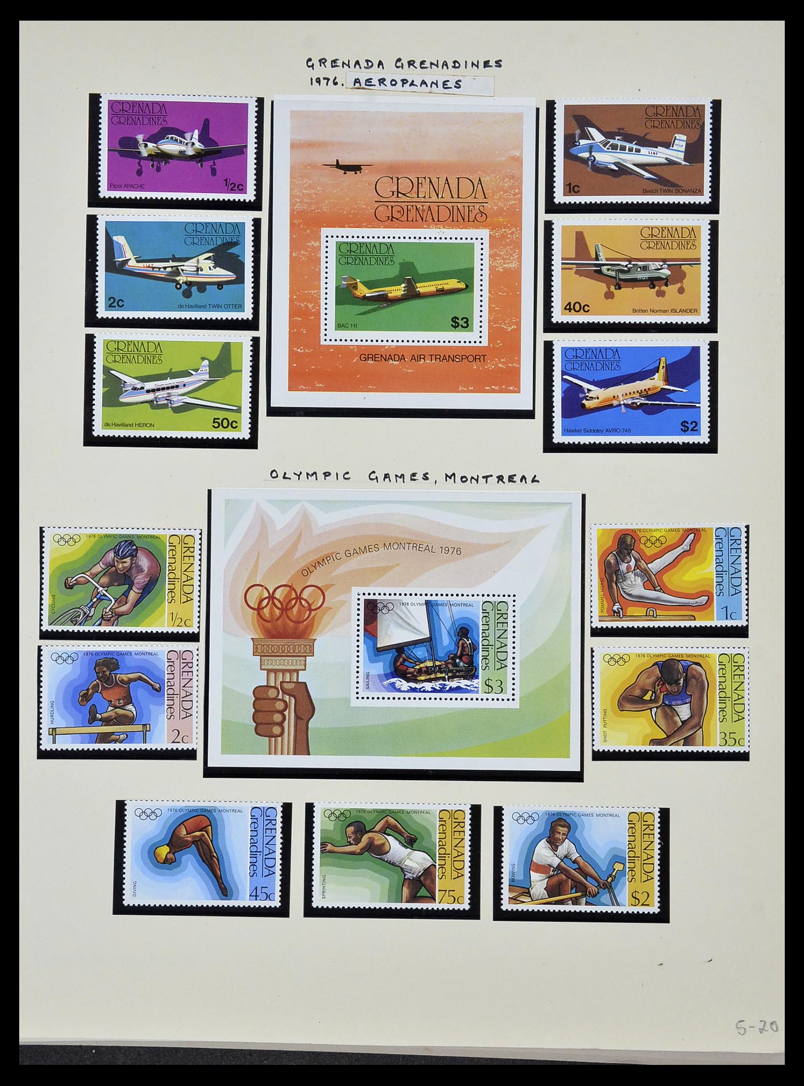 34334 104 - Postzegelverzameling 34334 Grenada 1953-1983.