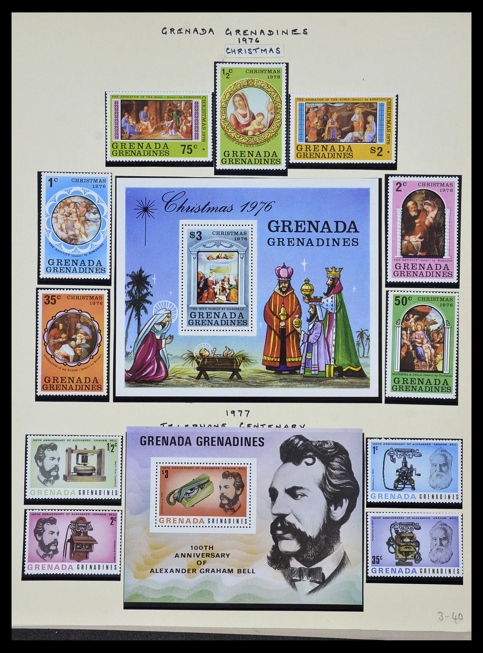34334 105 - Postzegelverzameling 34334 Grenada 1953-1983.