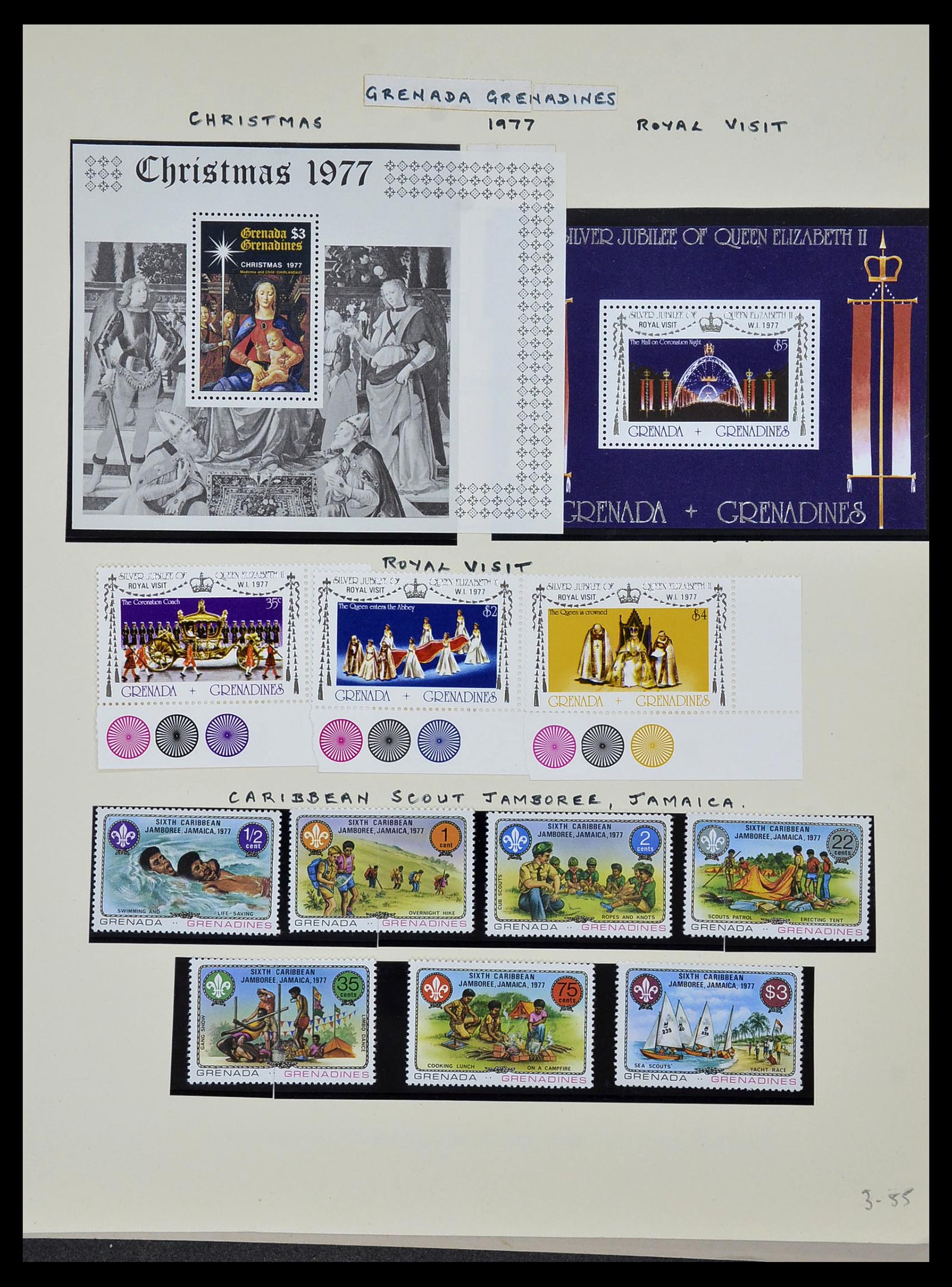 34334 108 - Postzegelverzameling 34334 Grenada 1953-1983.