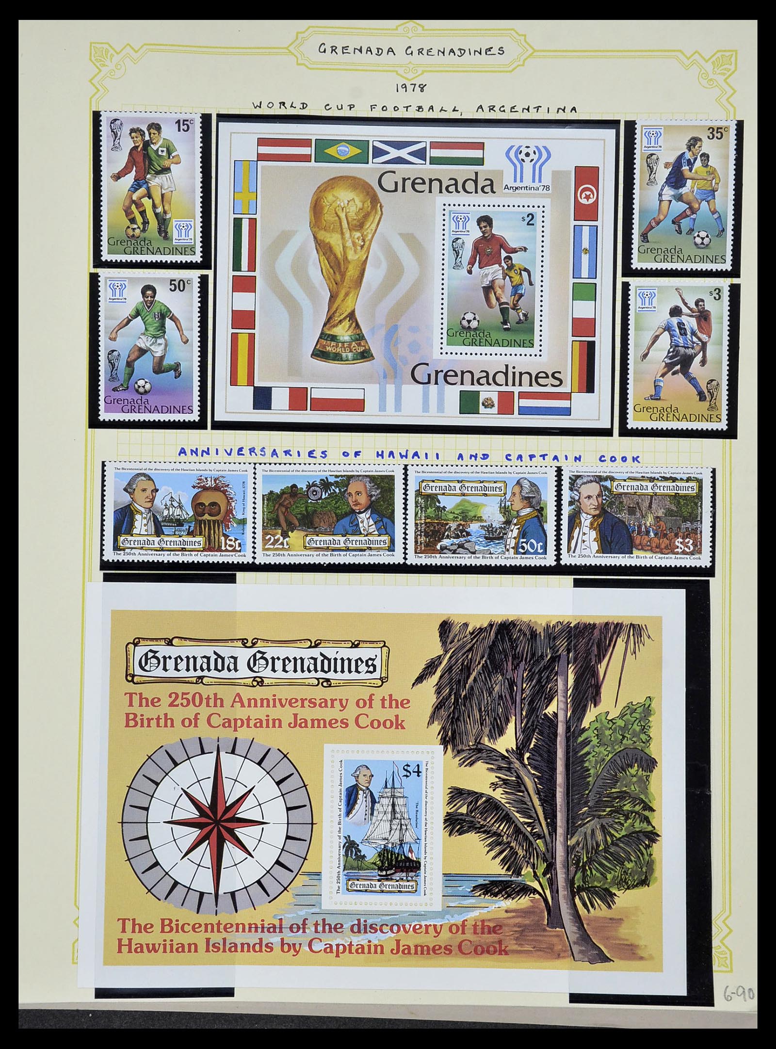 34334 114 - Postzegelverzameling 34334 Grenada 1953-1983.