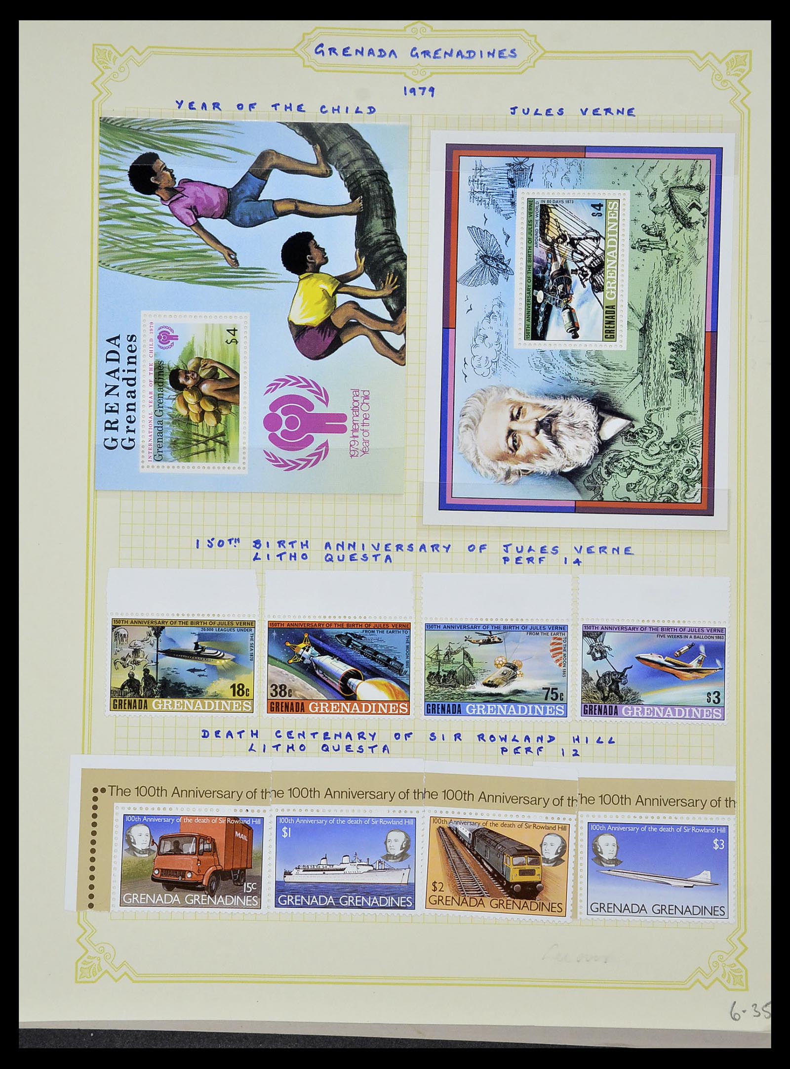 34334 116 - Postzegelverzameling 34334 Grenada 1953-1983.