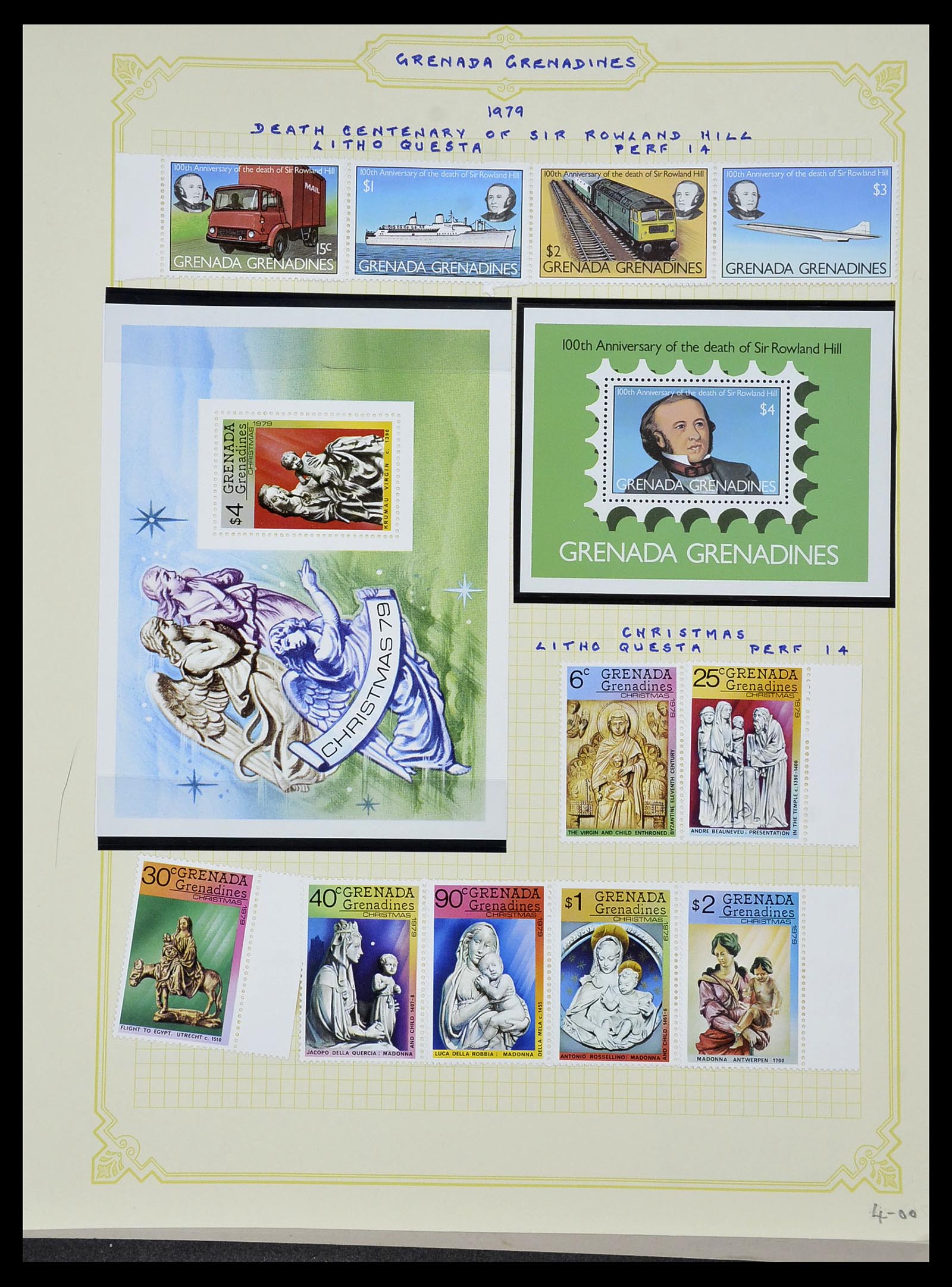 34334 117 - Postzegelverzameling 34334 Grenada 1953-1983.