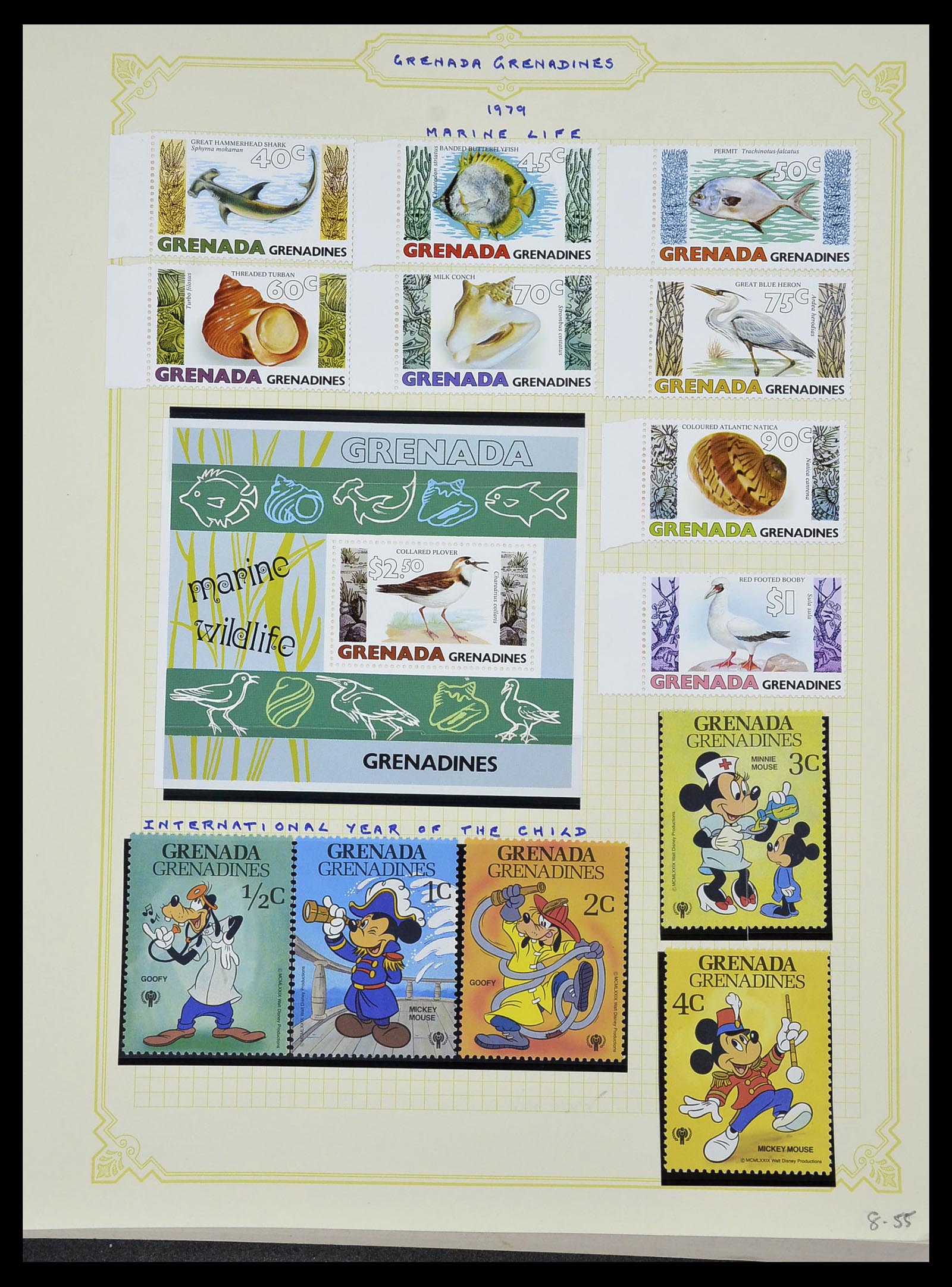 34334 118 - Postzegelverzameling 34334 Grenada 1953-1983.