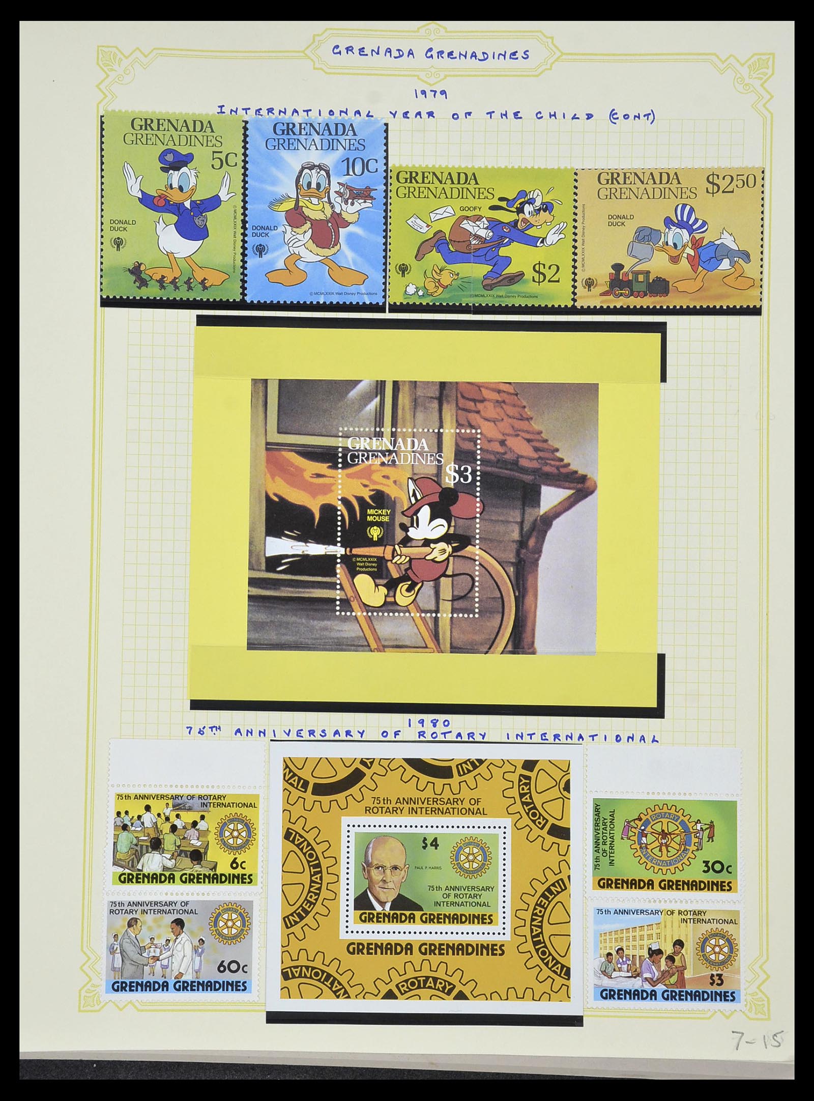 34334 119 - Postzegelverzameling 34334 Grenada 1953-1983.