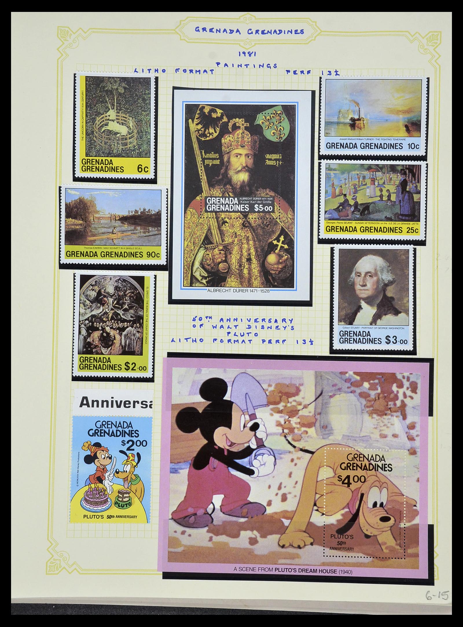 34334 123 - Postzegelverzameling 34334 Grenada 1953-1983.