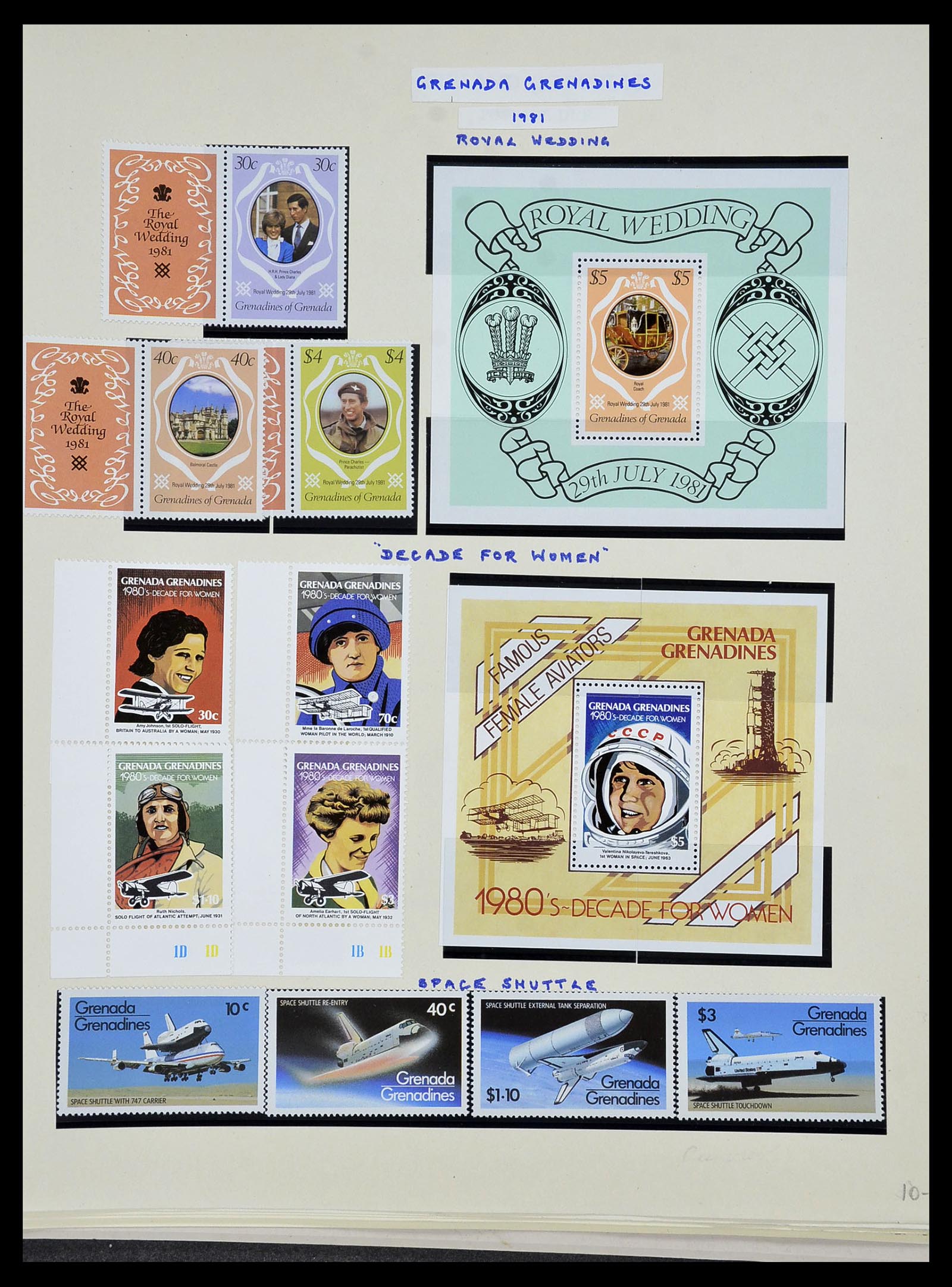 34334 126 - Postzegelverzameling 34334 Grenada 1953-1983.