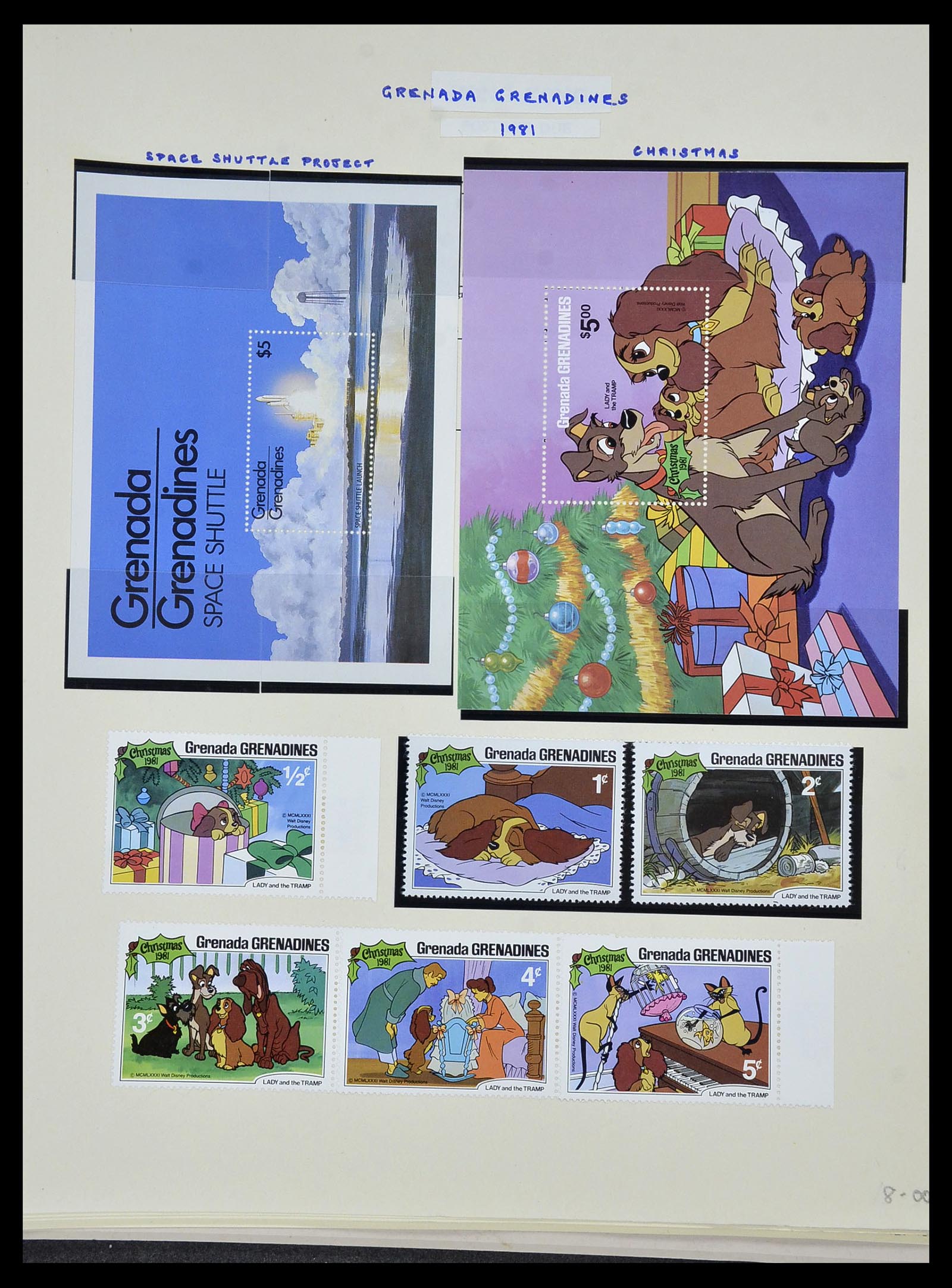 34334 127 - Postzegelverzameling 34334 Grenada 1953-1983.
