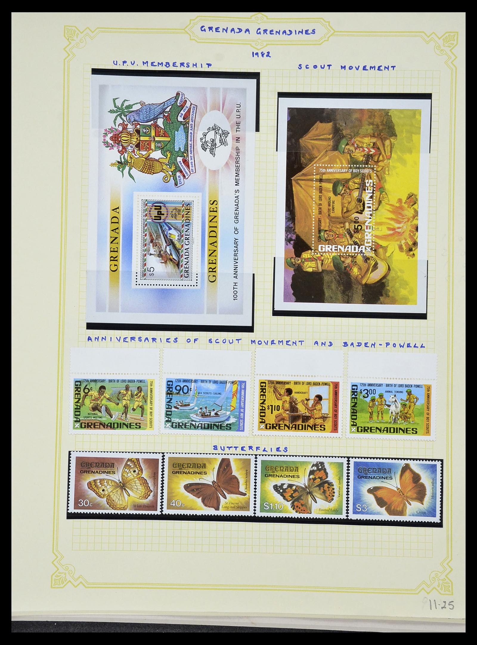 34334 129 - Postzegelverzameling 34334 Grenada 1953-1983.