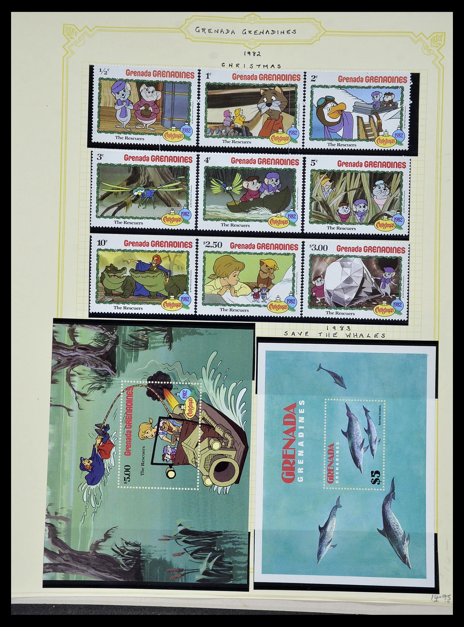 34334 133 - Postzegelverzameling 34334 Grenada 1953-1983.