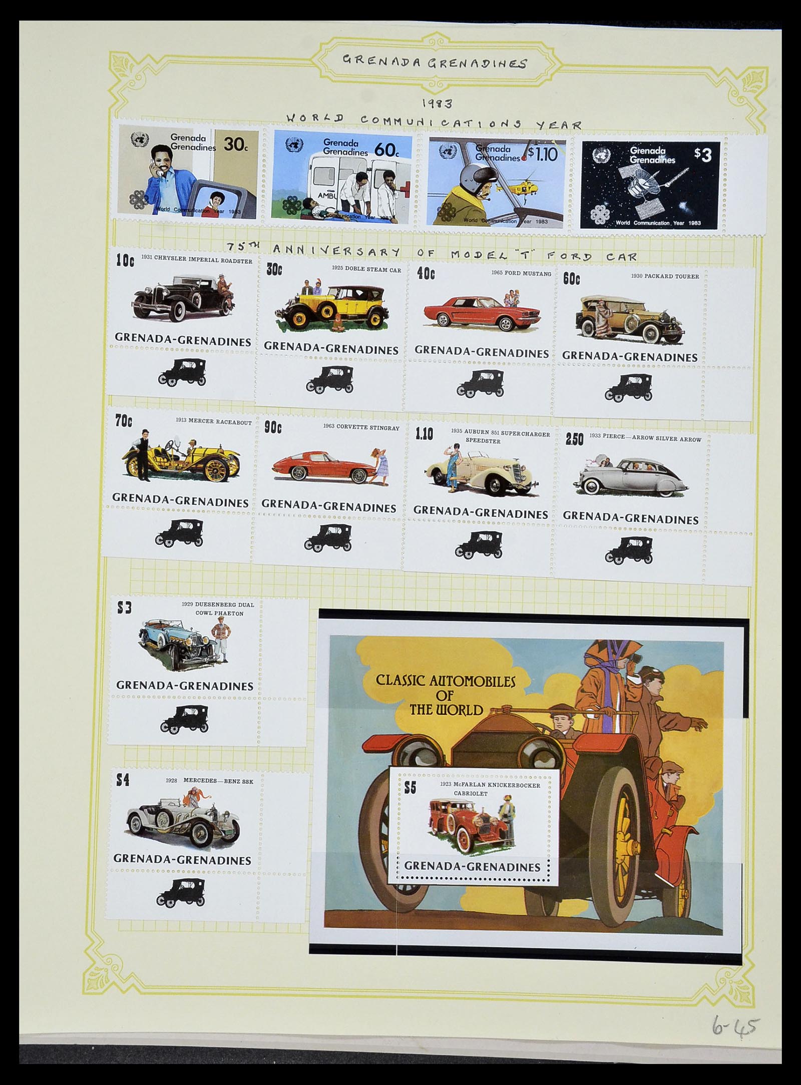 34334 135 - Postzegelverzameling 34334 Grenada 1953-1983.