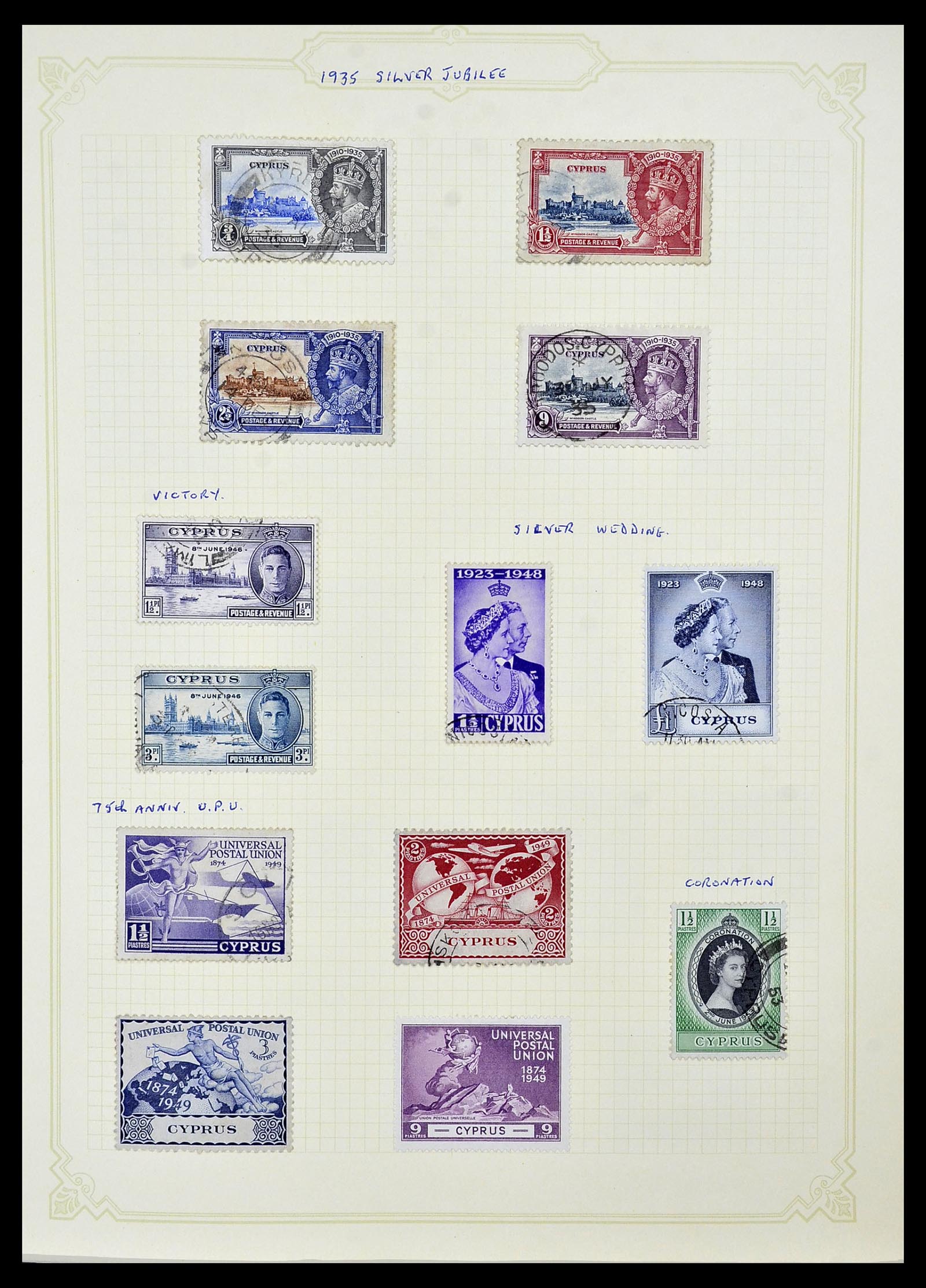 34335 006 - Postzegelverzameling 34335 Cyprus 1880-2012!