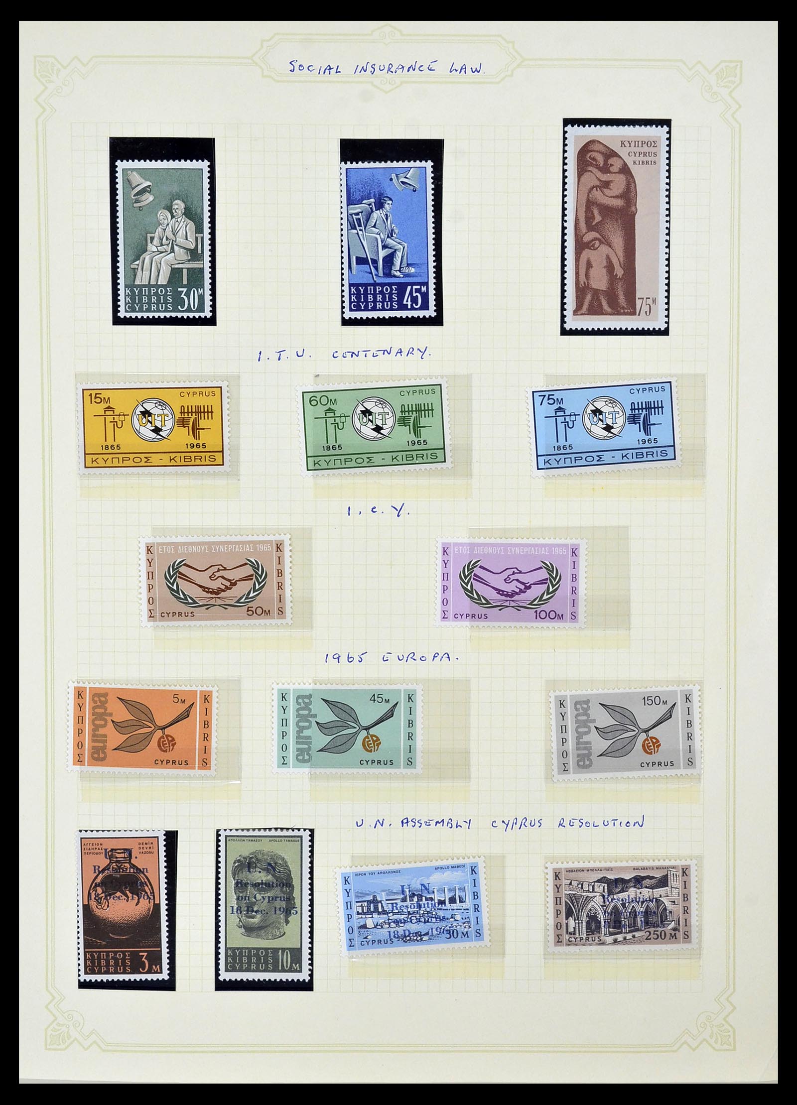 34335 015 - Stamp collection 34335 Cyprus 1880-2012!