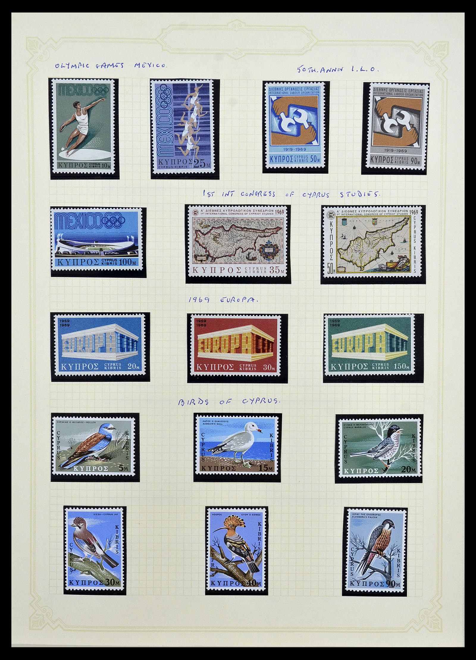 34335 021 - Postzegelverzameling 34335 Cyprus 1880-2012!