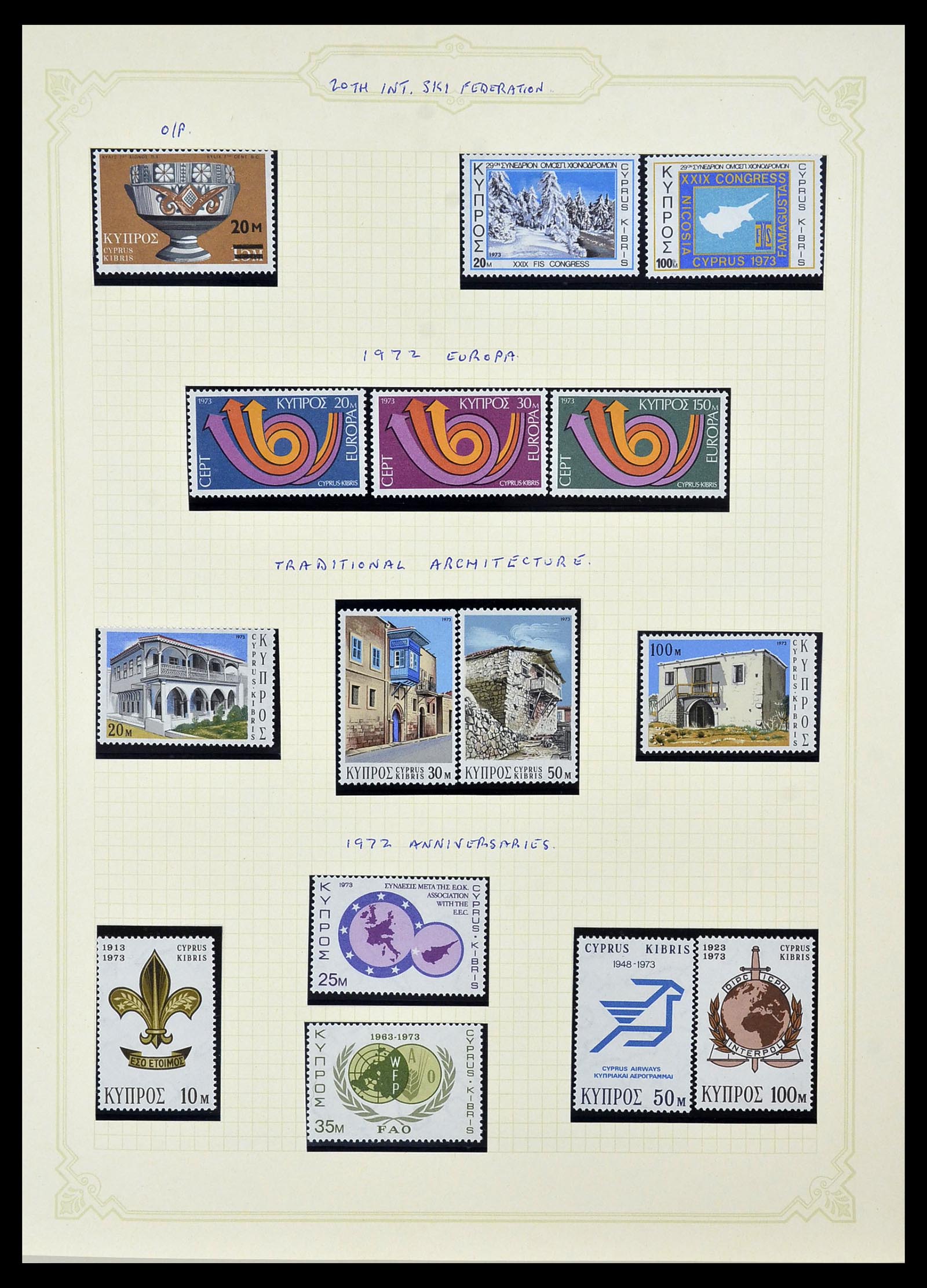 34335 028 - Postzegelverzameling 34335 Cyprus 1880-2012!
