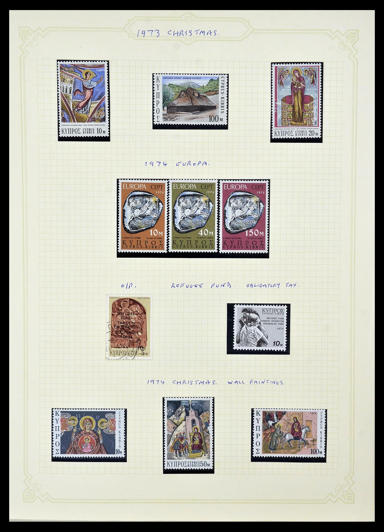 34335 030 - Postzegelverzameling 34335 Cyprus 1880-2012!