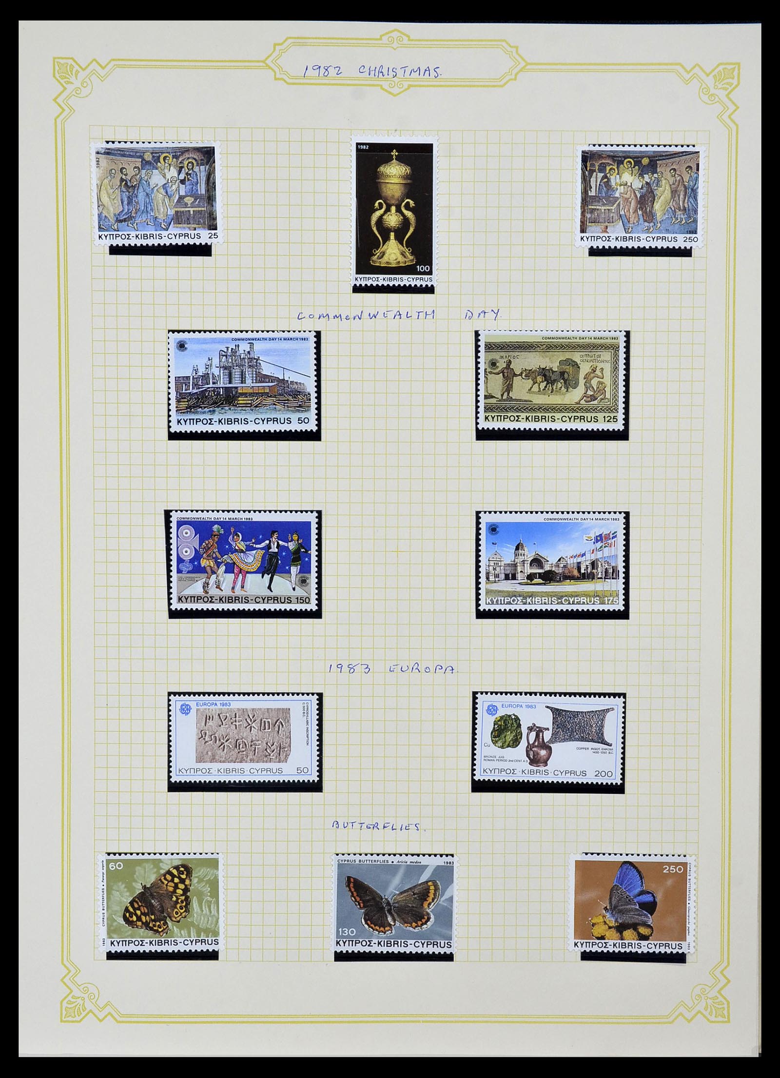 34335 042 - Postzegelverzameling 34335 Cyprus 1880-2012!
