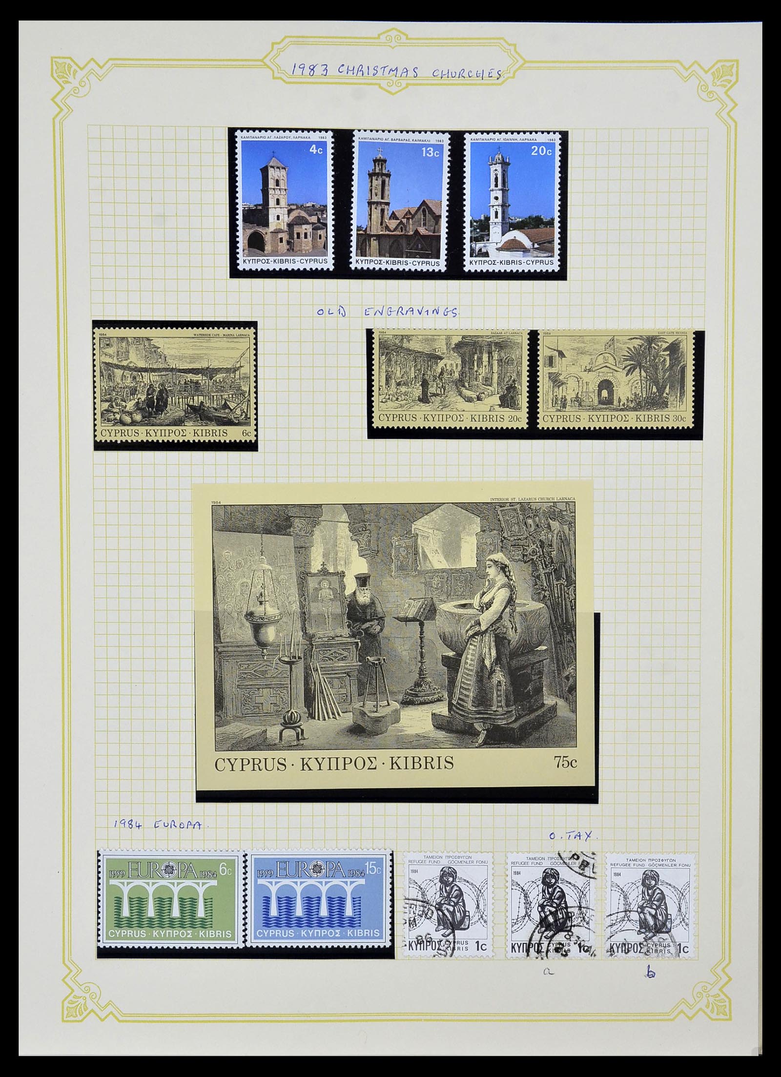 34335 044 - Postzegelverzameling 34335 Cyprus 1880-2012!