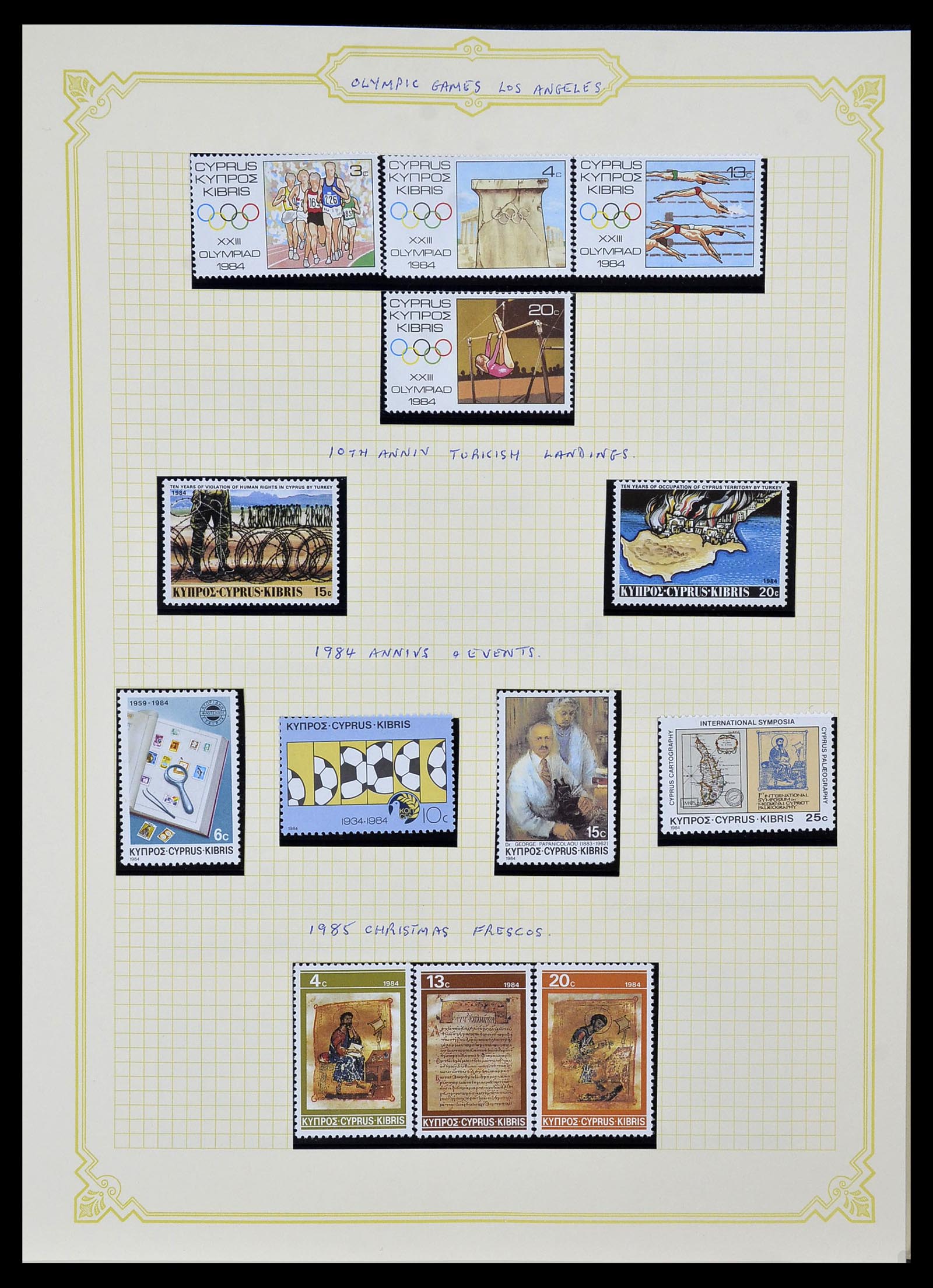 34335 045 - Postzegelverzameling 34335 Cyprus 1880-2012!