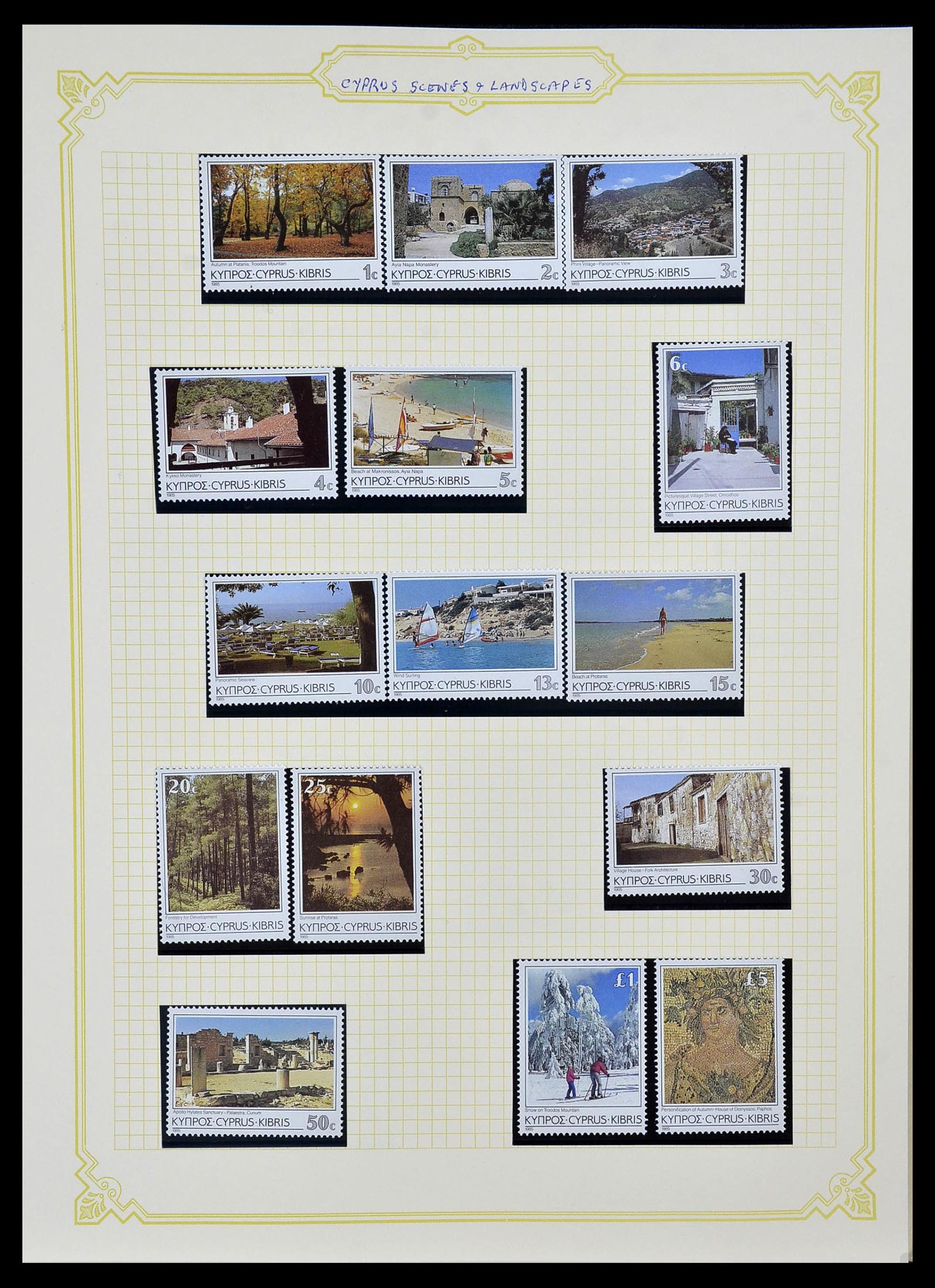 34335 046 - Postzegelverzameling 34335 Cyprus 1880-2012!