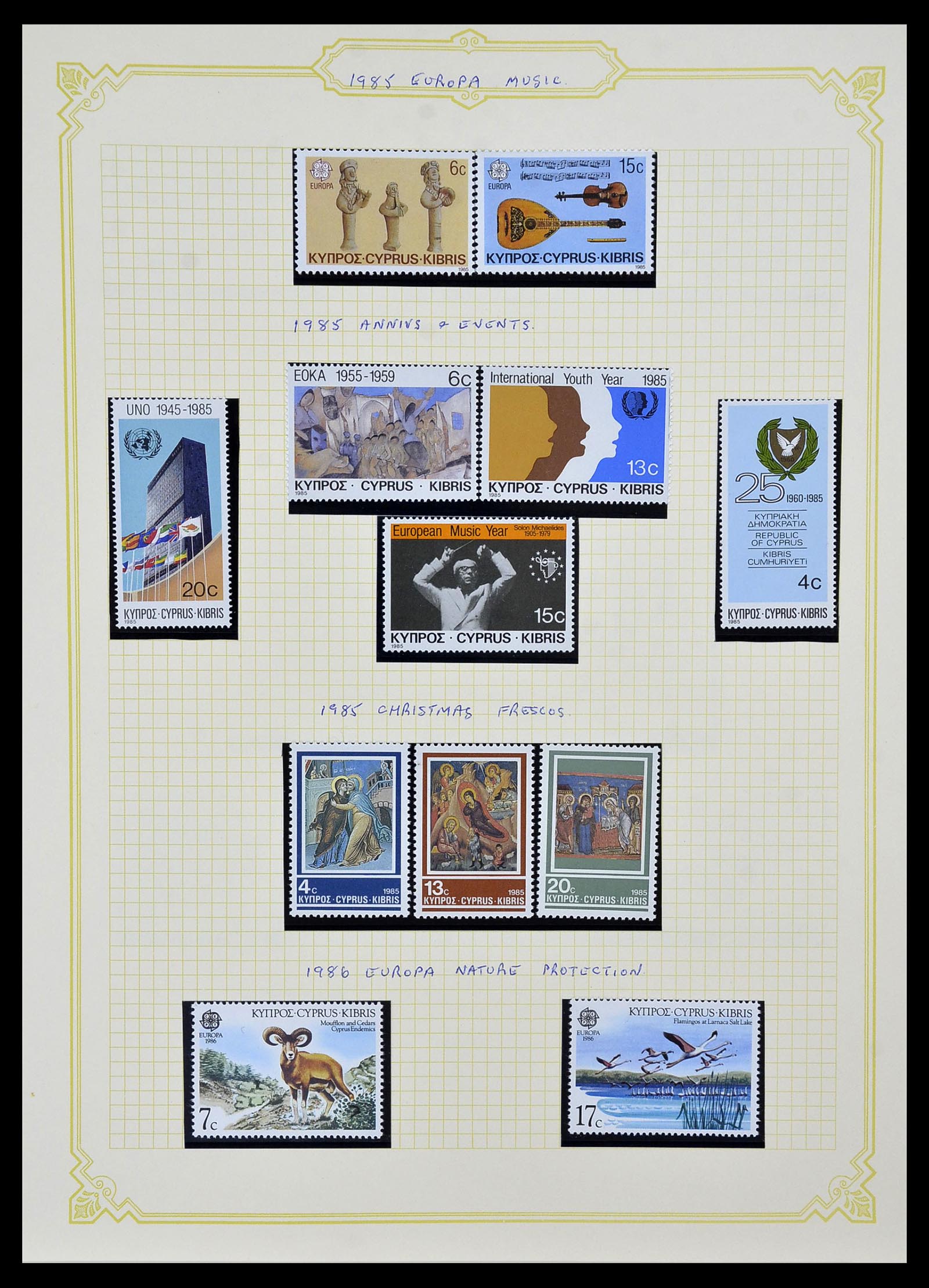 34335 047 - Postzegelverzameling 34335 Cyprus 1880-2012!