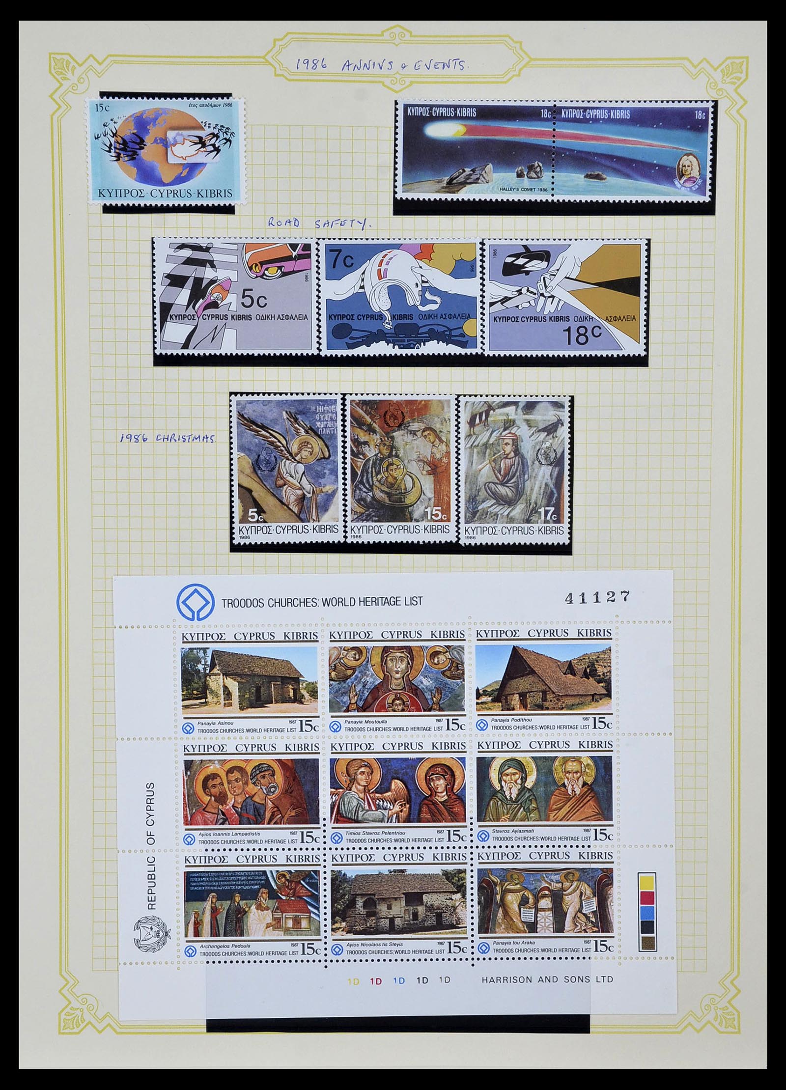 34335 049 - Postzegelverzameling 34335 Cyprus 1880-2012!