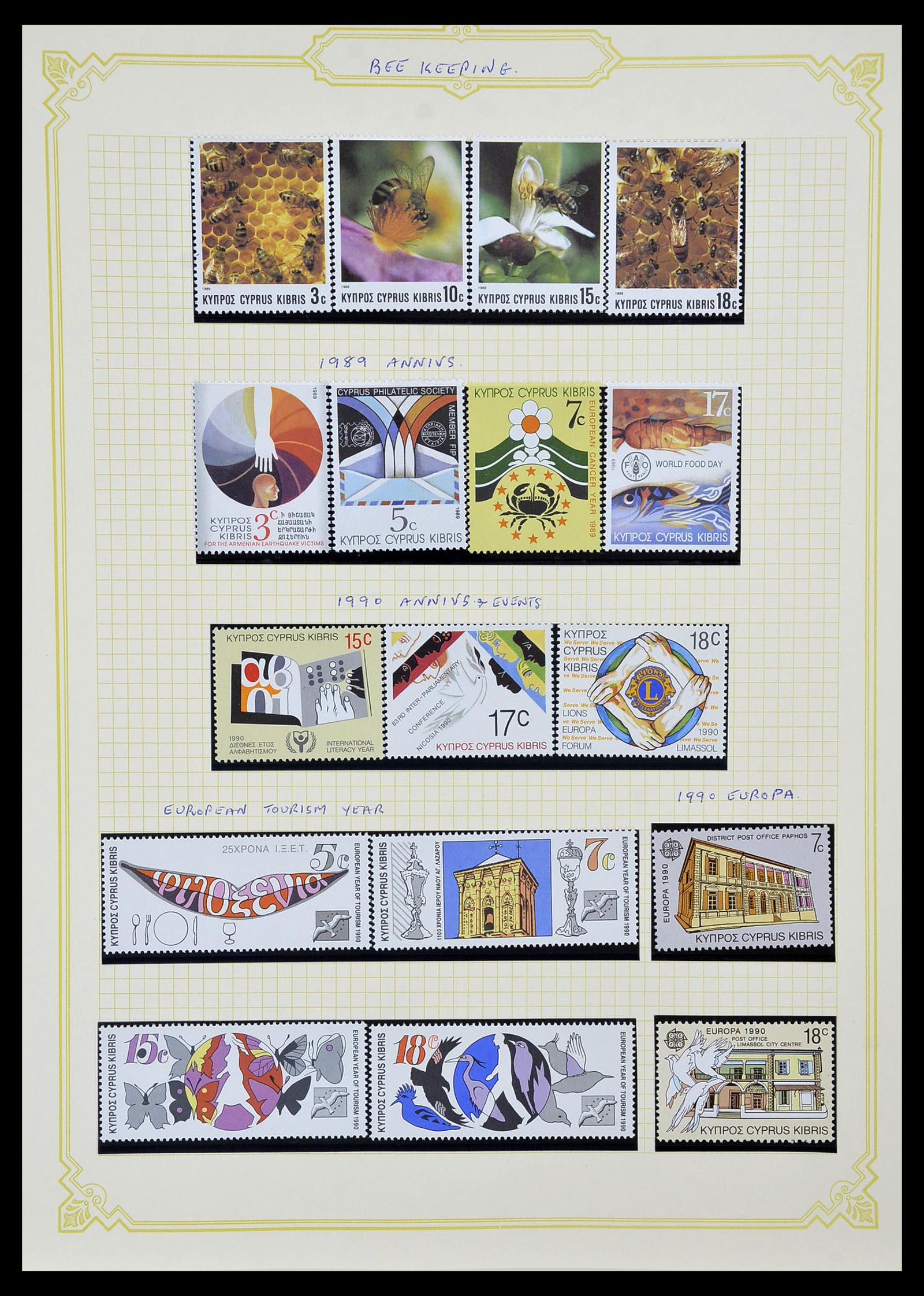 34335 054 - Postzegelverzameling 34335 Cyprus 1880-2012!