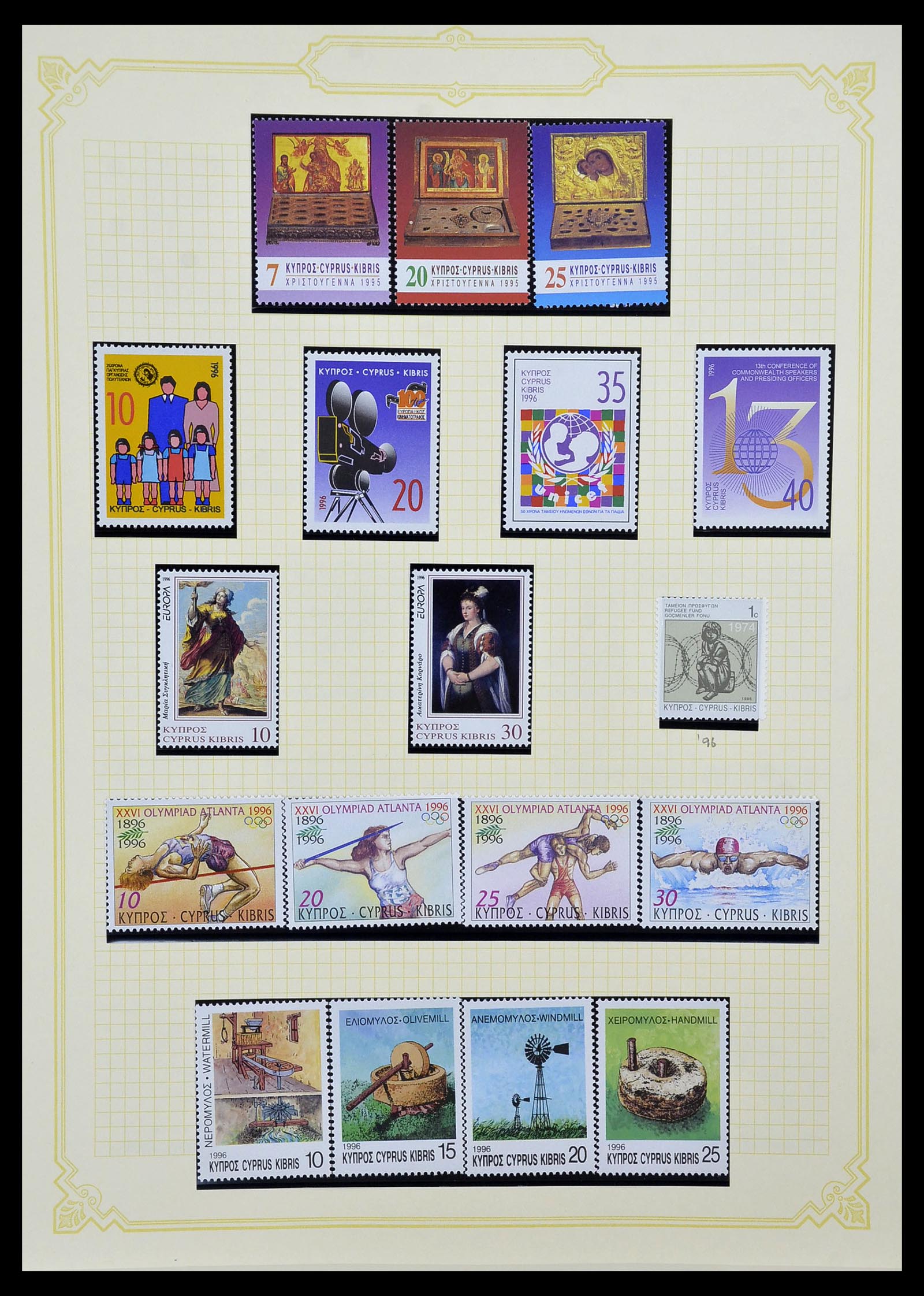 34335 064 - Postzegelverzameling 34335 Cyprus 1880-2012!