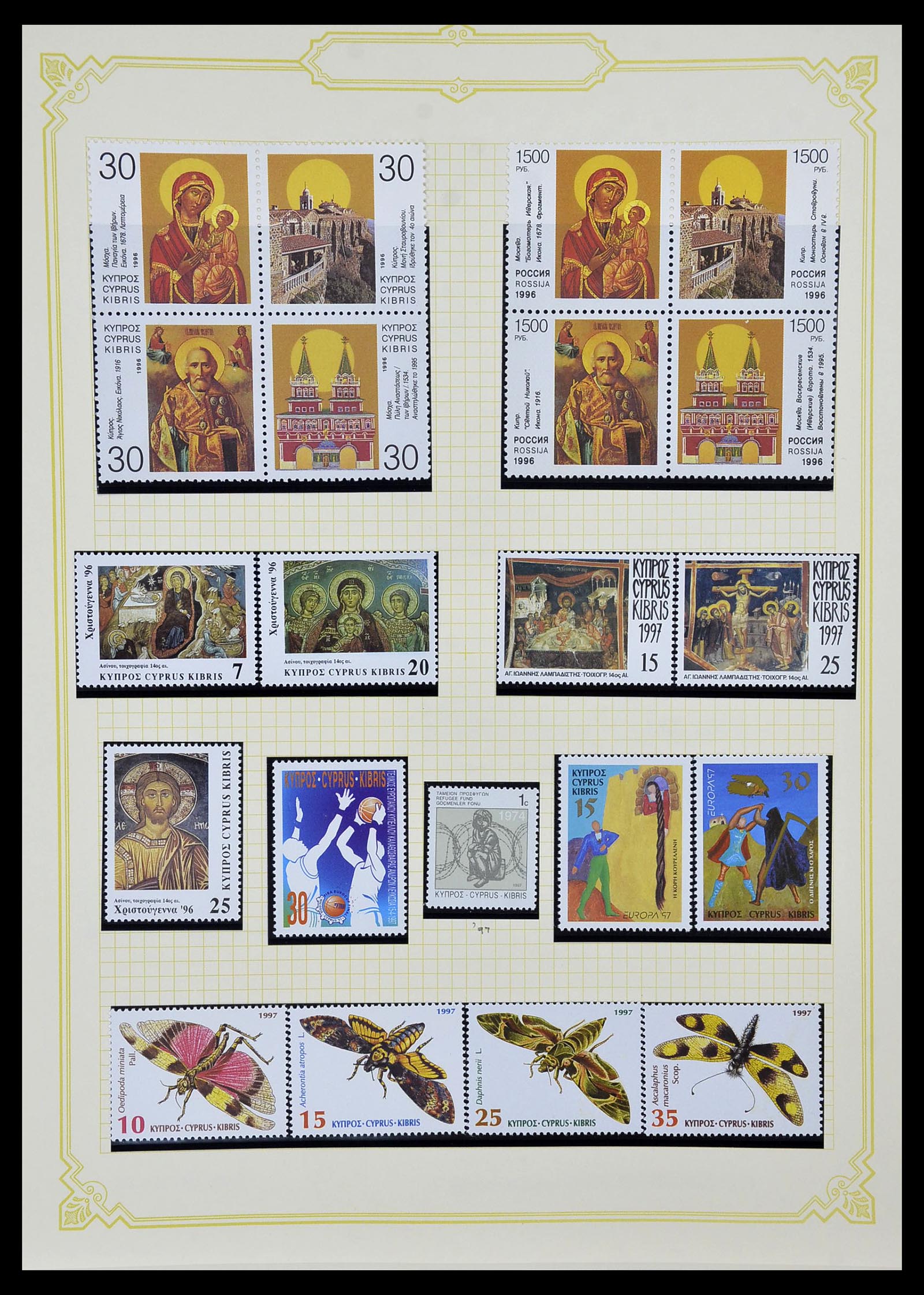 34335 065 - Postzegelverzameling 34335 Cyprus 1880-2012!