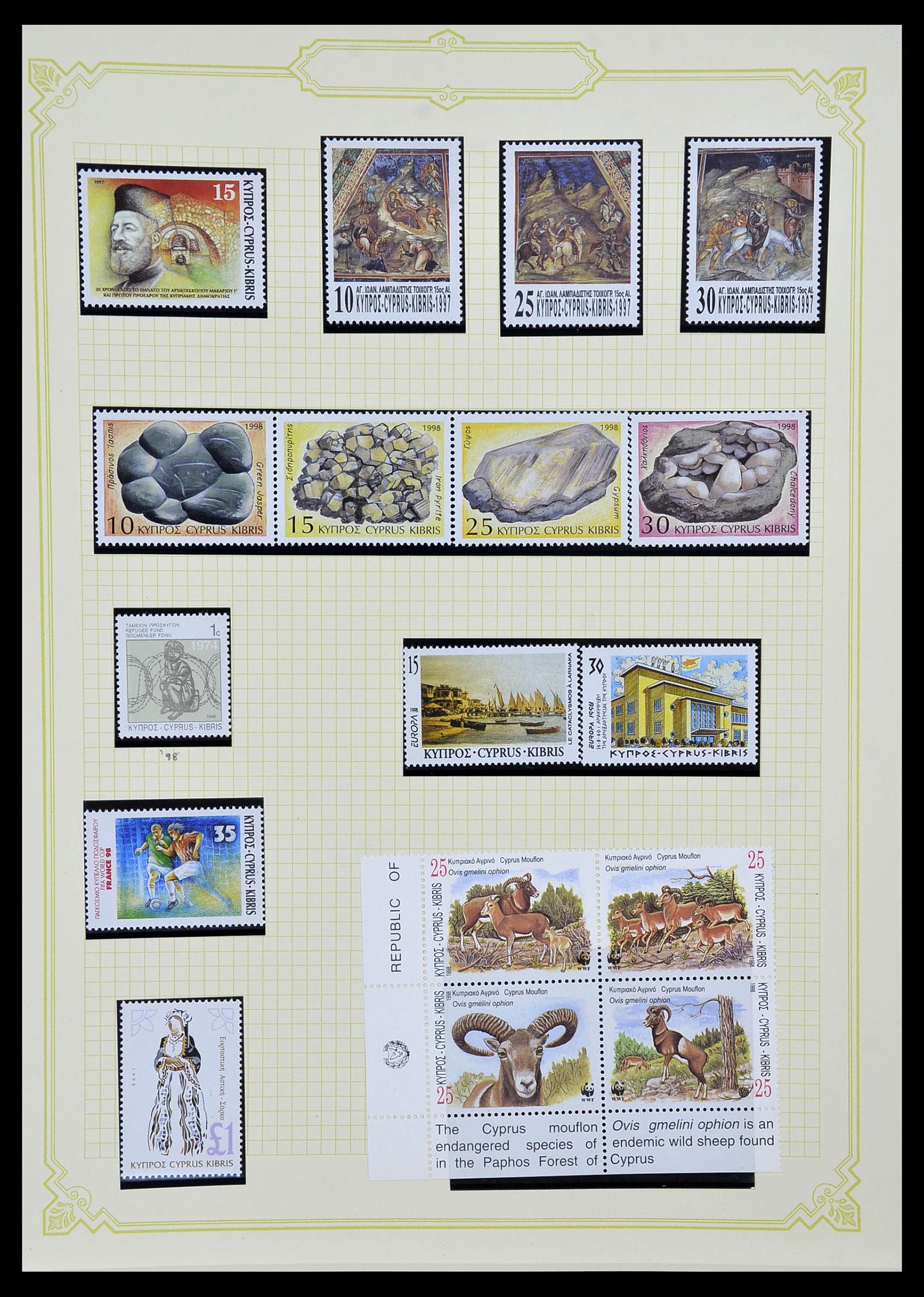 34335 066 - Postzegelverzameling 34335 Cyprus 1880-2012!