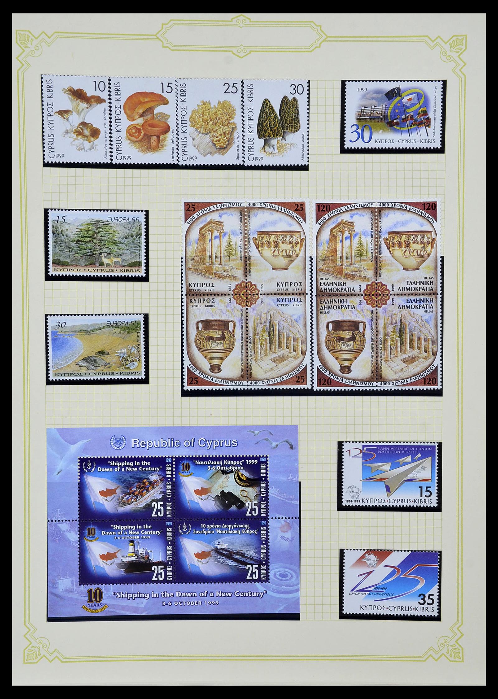 34335 068 - Postzegelverzameling 34335 Cyprus 1880-2012!