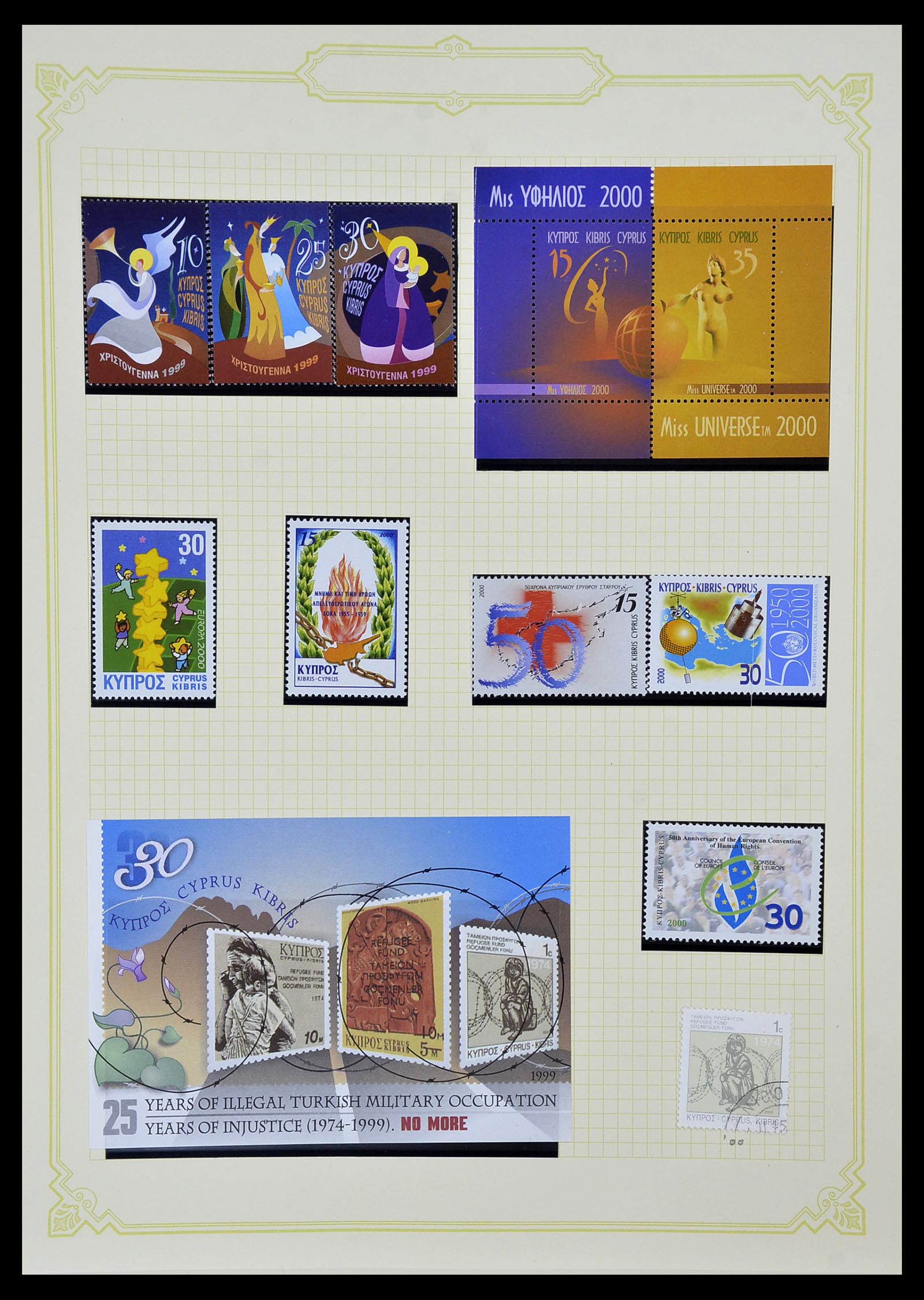 34335 069 - Postzegelverzameling 34335 Cyprus 1880-2012!