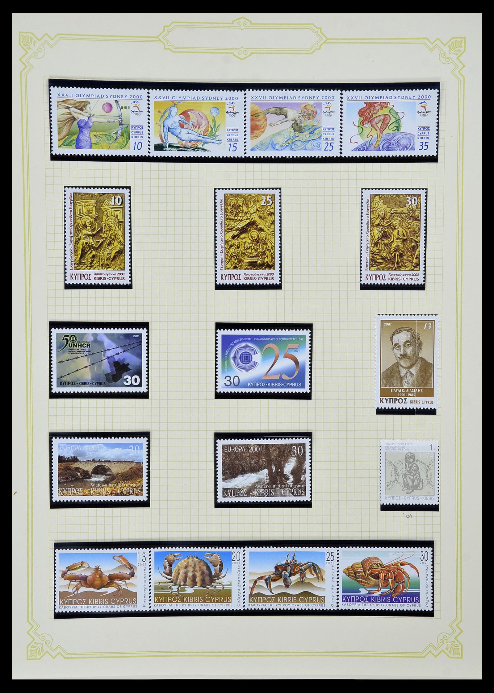 34335 071 - Postzegelverzameling 34335 Cyprus 1880-2012!