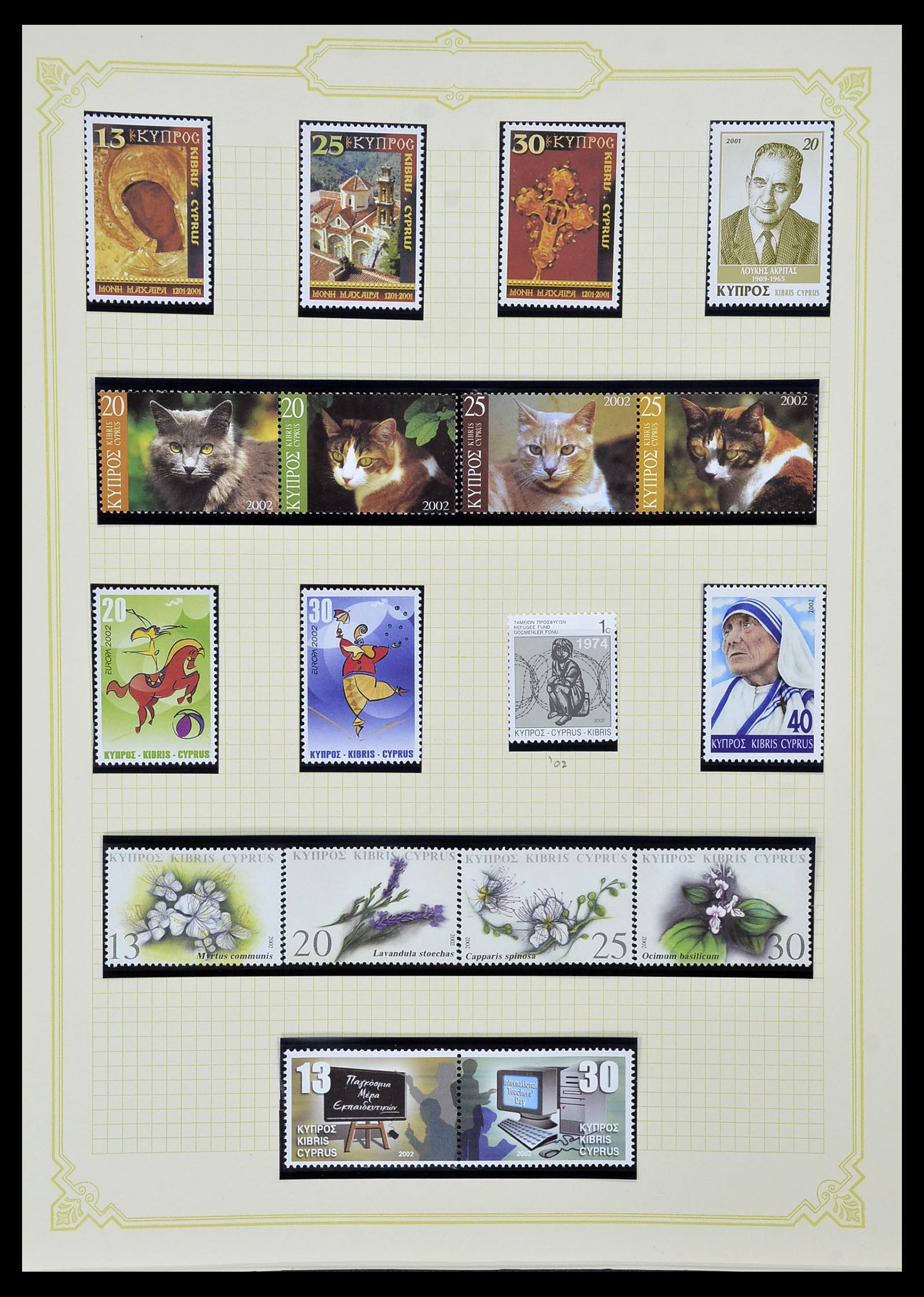 34335 072 - Postzegelverzameling 34335 Cyprus 1880-2012!