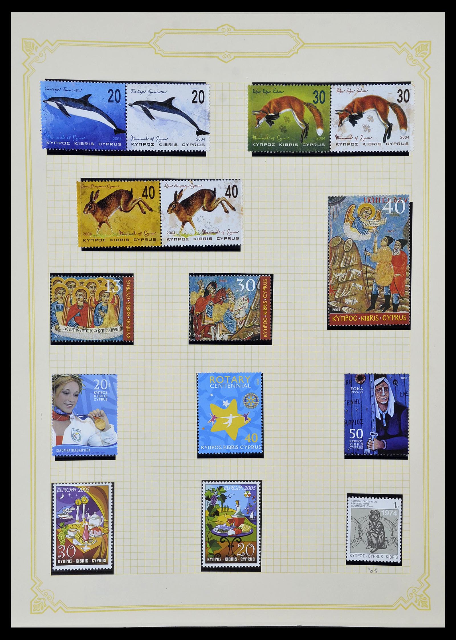34335 076 - Postzegelverzameling 34335 Cyprus 1880-2012!