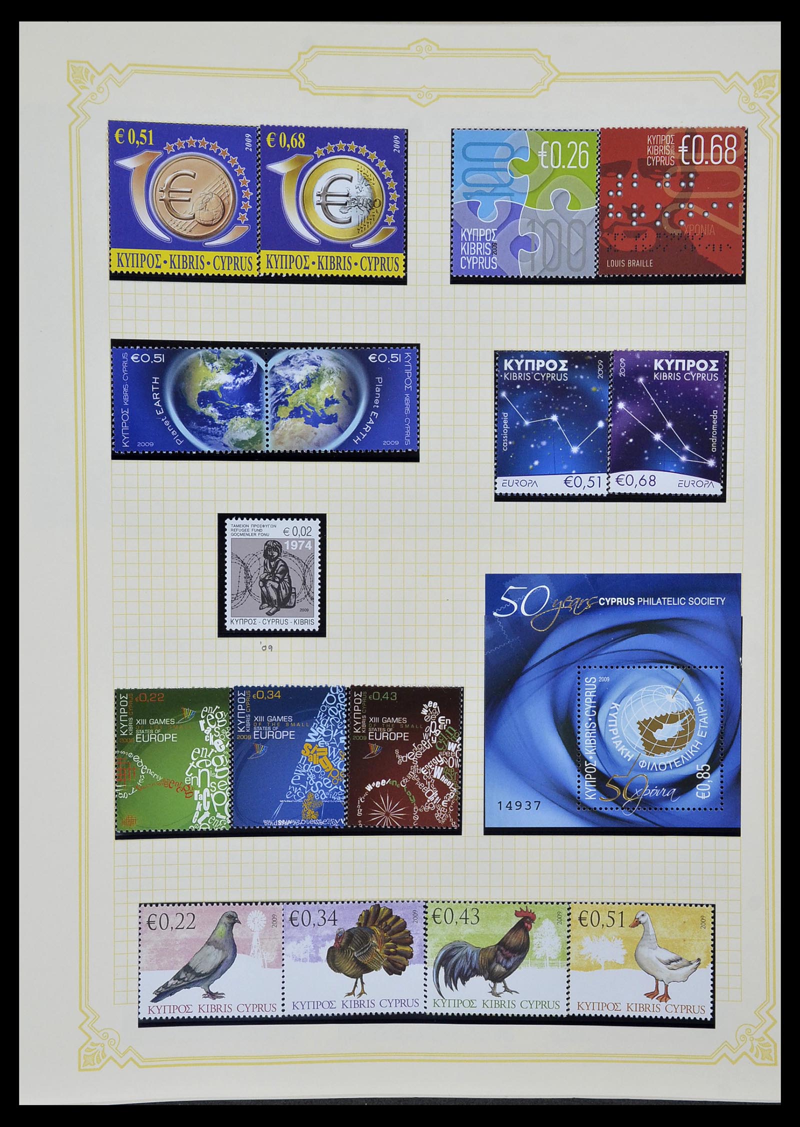 34335 084 - Postzegelverzameling 34335 Cyprus 1880-2012!