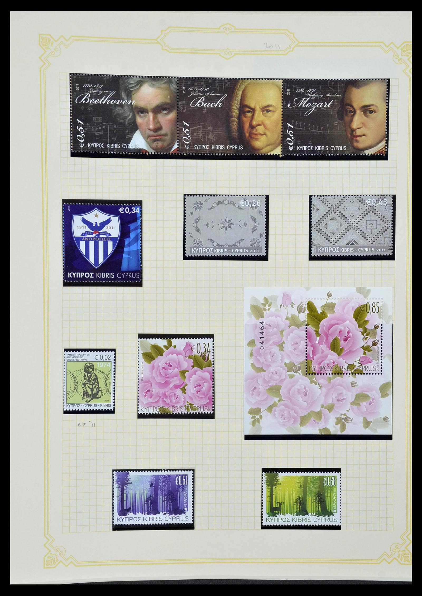 34335 088 - Postzegelverzameling 34335 Cyprus 1880-2012!